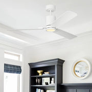 Visual Comfort Fan - Cleancut Smart 54" Matte White LED Ceiling Fan | Bees Lighting