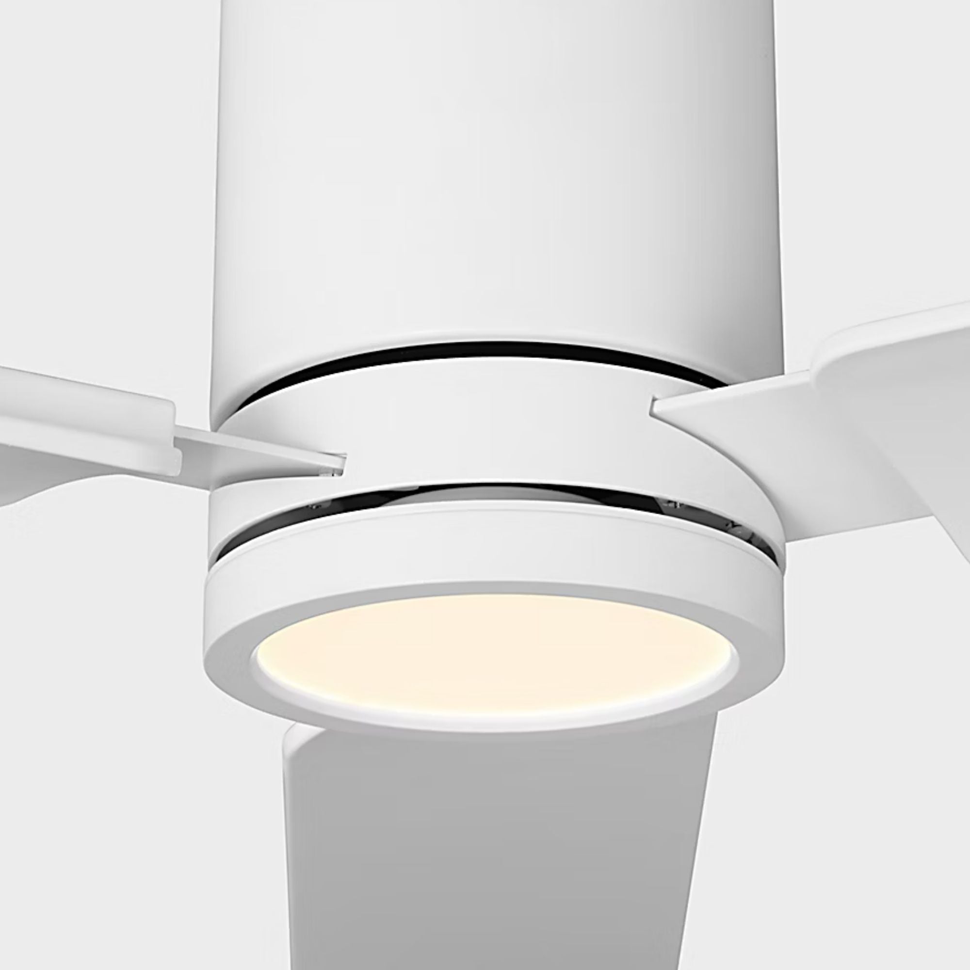 Cleancut Smart 54" Matte White LED Ceiling Fan