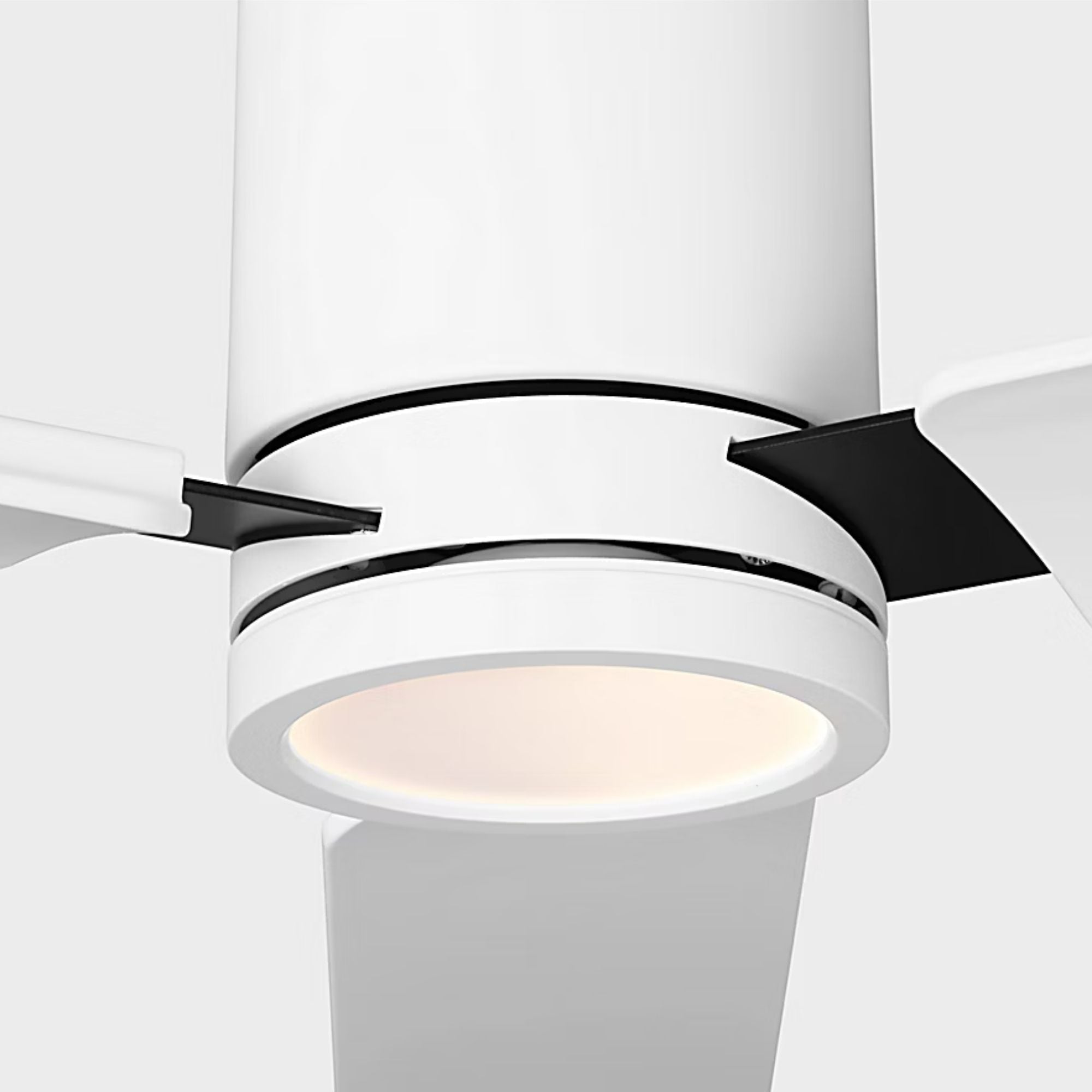 Cleancut Smart 54" Matte White LED Ceiling Fan