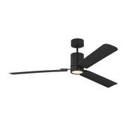 Cleancut Smart 62" Midnight Black LED Ceiling Fan
