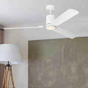 Visual Comfort Fan - Cleancut Smart 62" Matte White LED Ceiling Fan | Bees Lighting