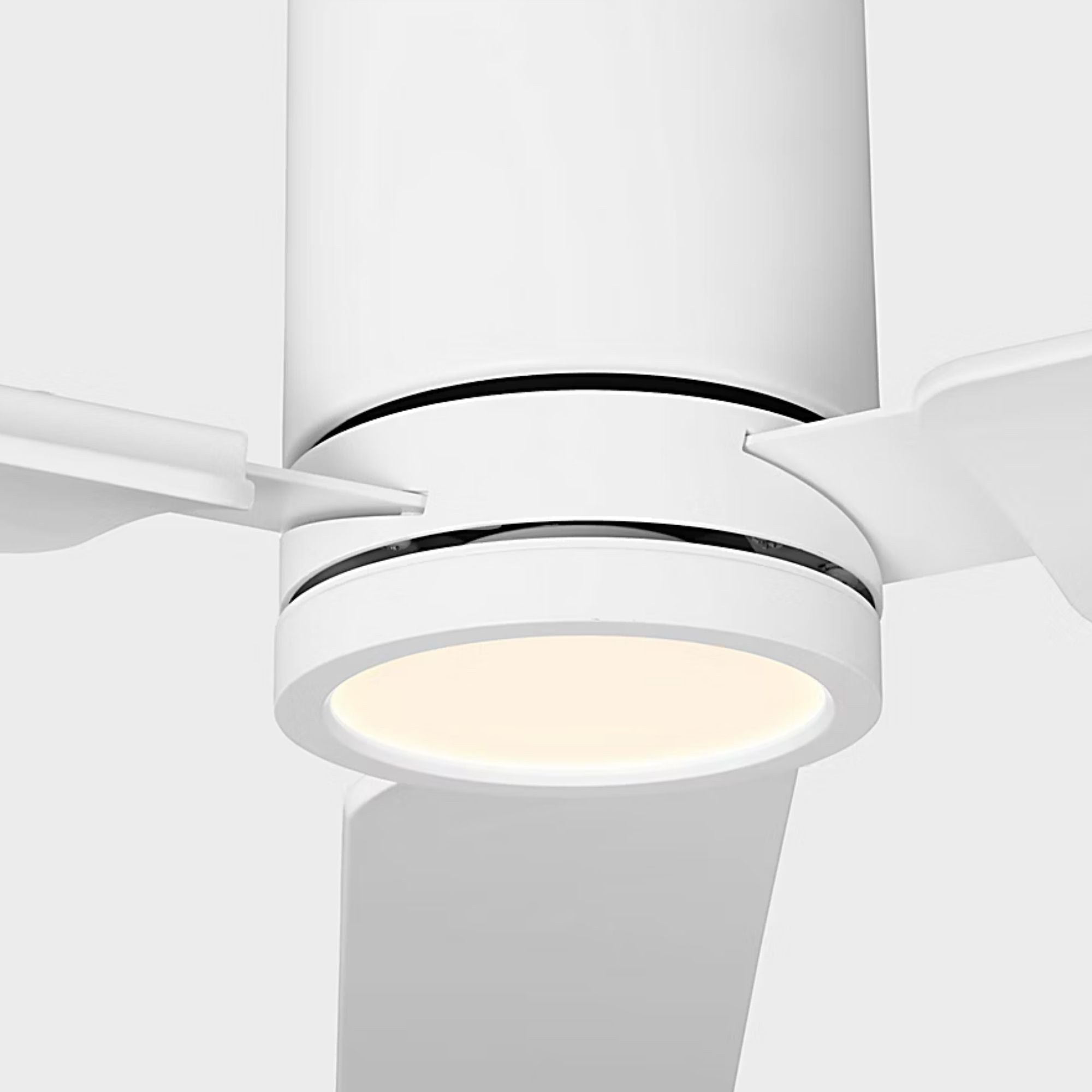 Cleancut Smart 62" Matte White LED Ceiling Fan