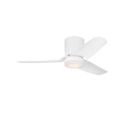 Colgin 44" Matte White Hugger LED Ceiling Fan