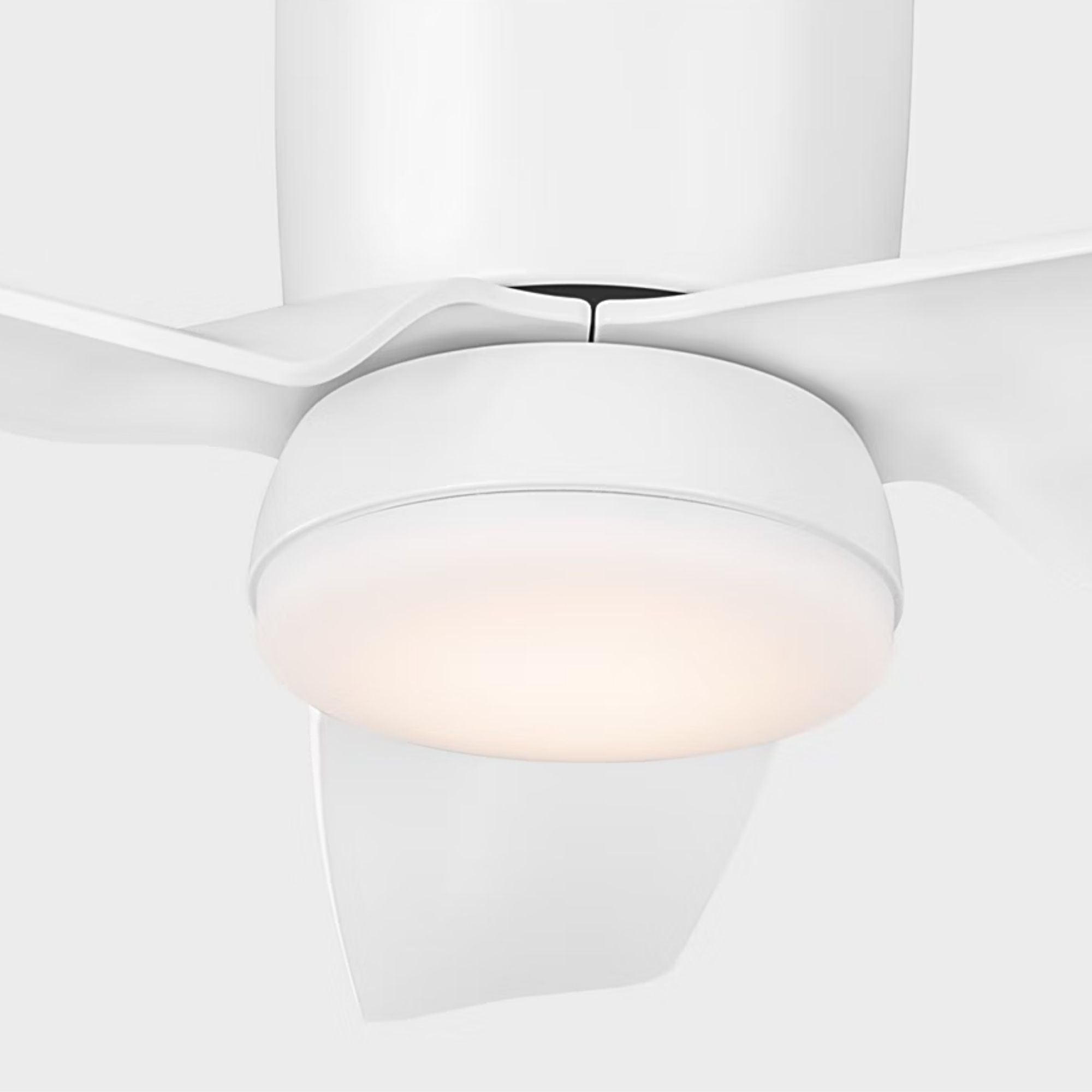 Colgin 44" Matte White Hugger LED Ceiling Fan