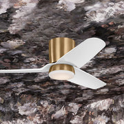 Visual Comfort Fan - Colgin 44" Satin Brass Hugger LED Ceiling Fan | Bees Lighting