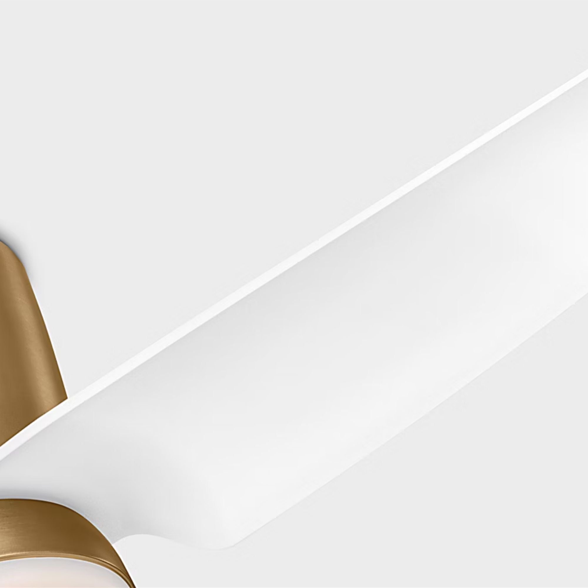 Colgin 44" Satin Brass Hugger LED Ceiling Fan