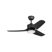 Colgin 44" Midnight Black Downrod LED Ceiling Fan