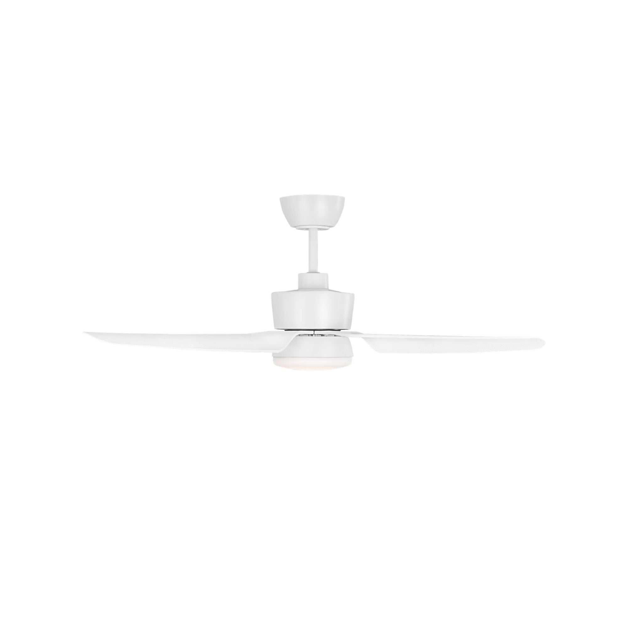 Colgin 44" Matte White Downrod LED Ceiling Fan