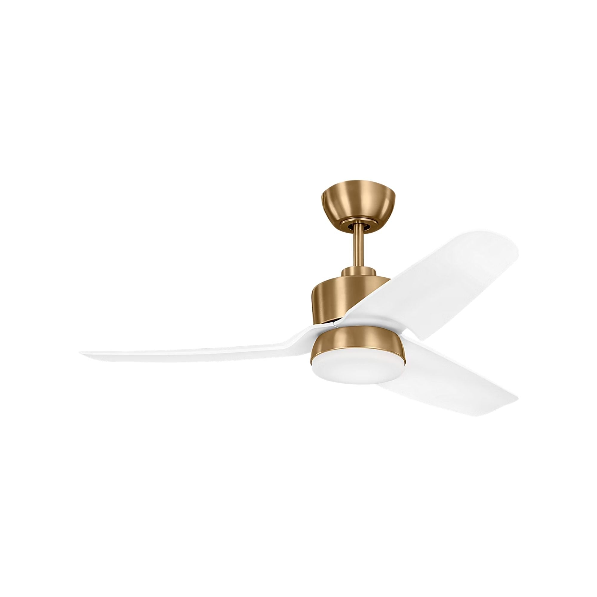 Colgin 44" Satin Brass Downrod LED Ceiling Fan