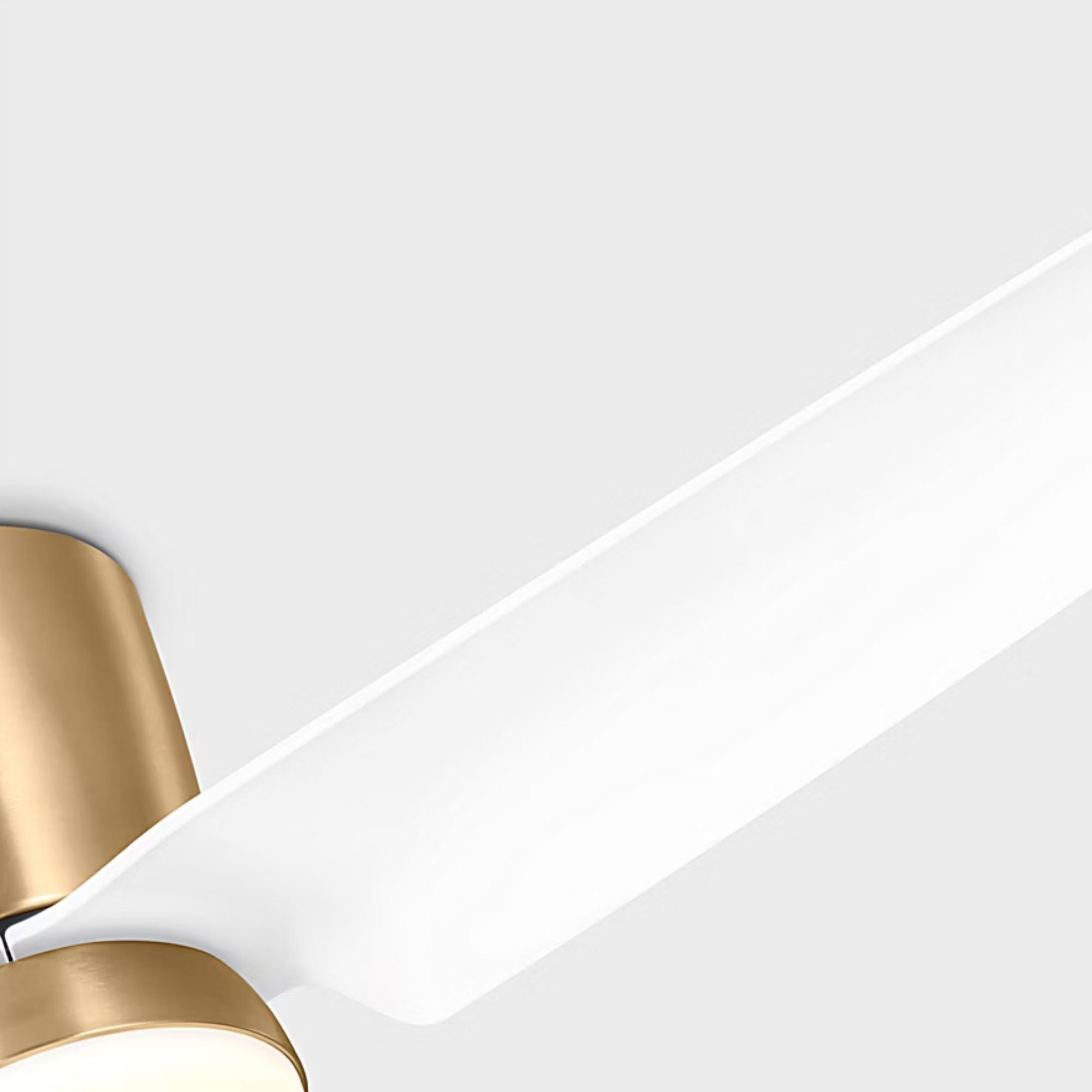Colgin 56" Satin Brass Hugger LED Ceiling Fan