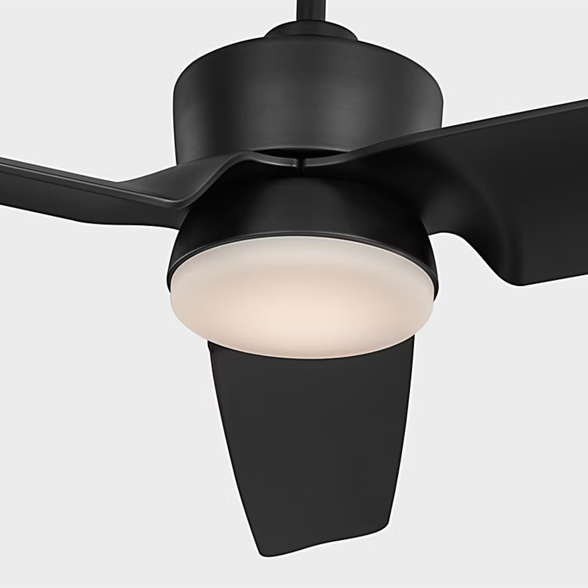 Colgin 56" Midnight Black Downrod LED Ceiling Fan
