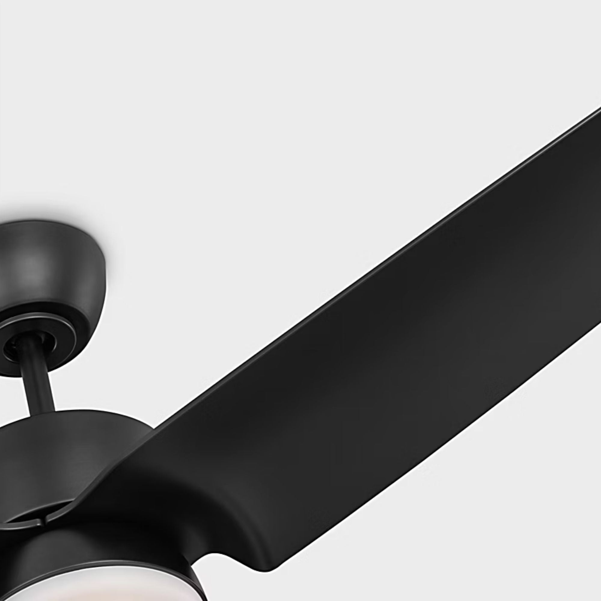 Colgin 56" Midnight Black Downrod LED Ceiling Fan