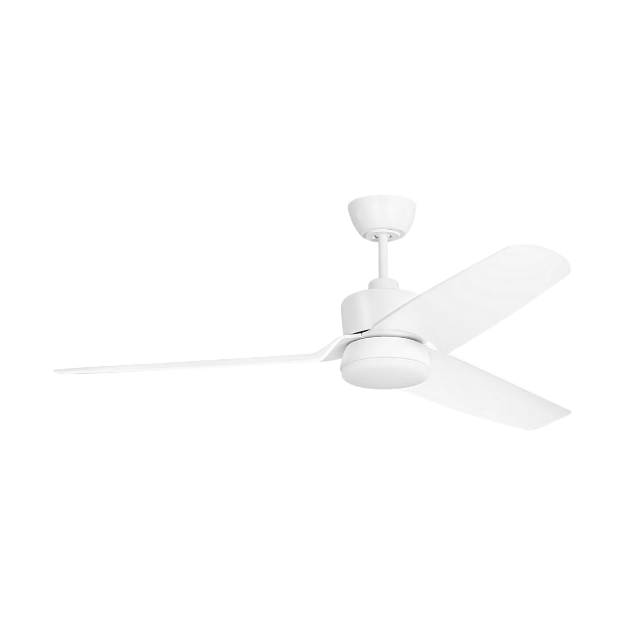 Colgin 56" Matte White Downrod LED Ceiling Fan