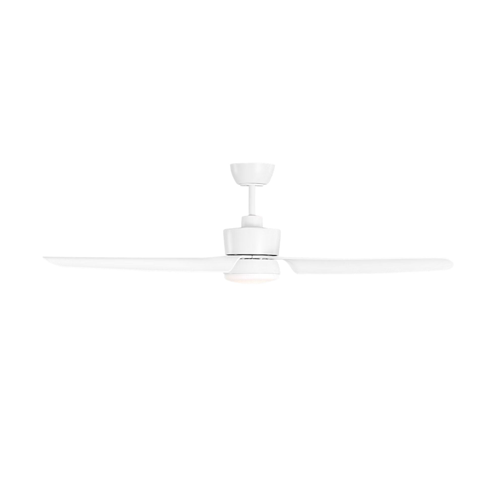 Colgin 56" Matte White Downrod LED Ceiling Fan