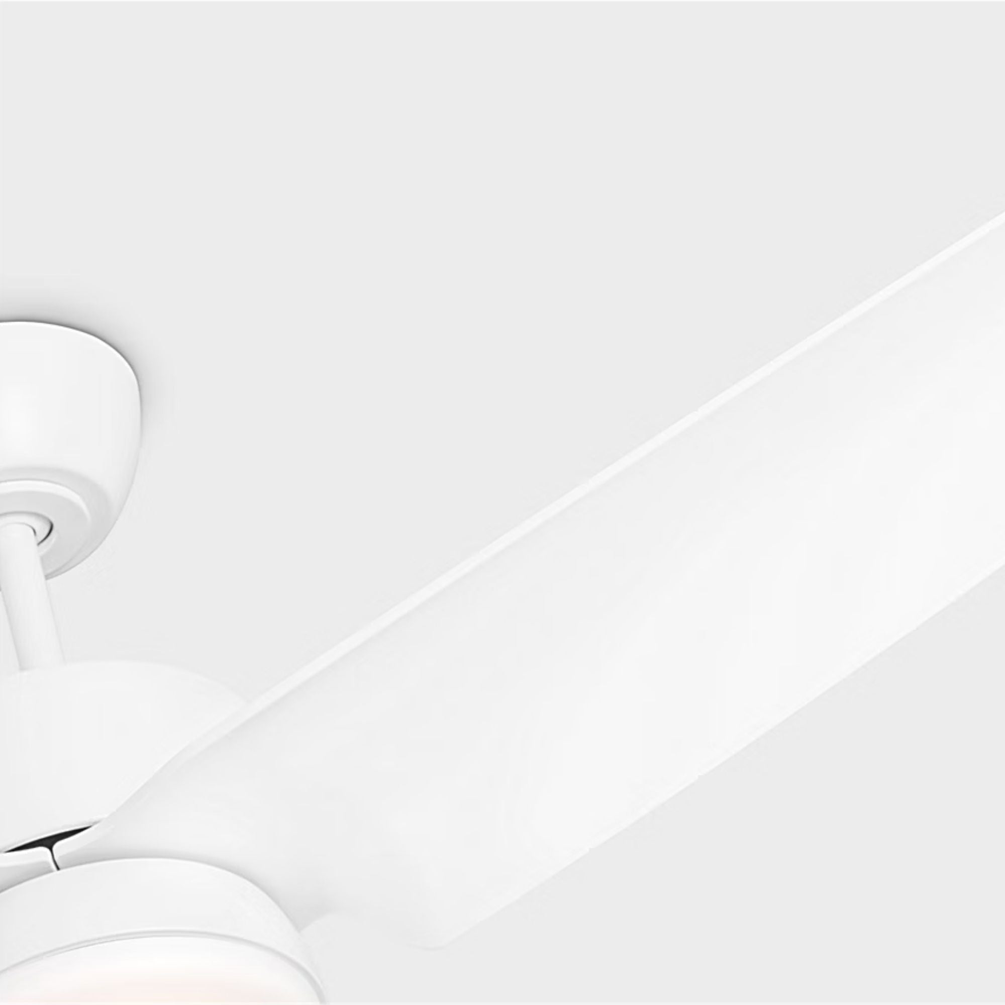 Colgin 56" Matte White Downrod LED Ceiling Fan