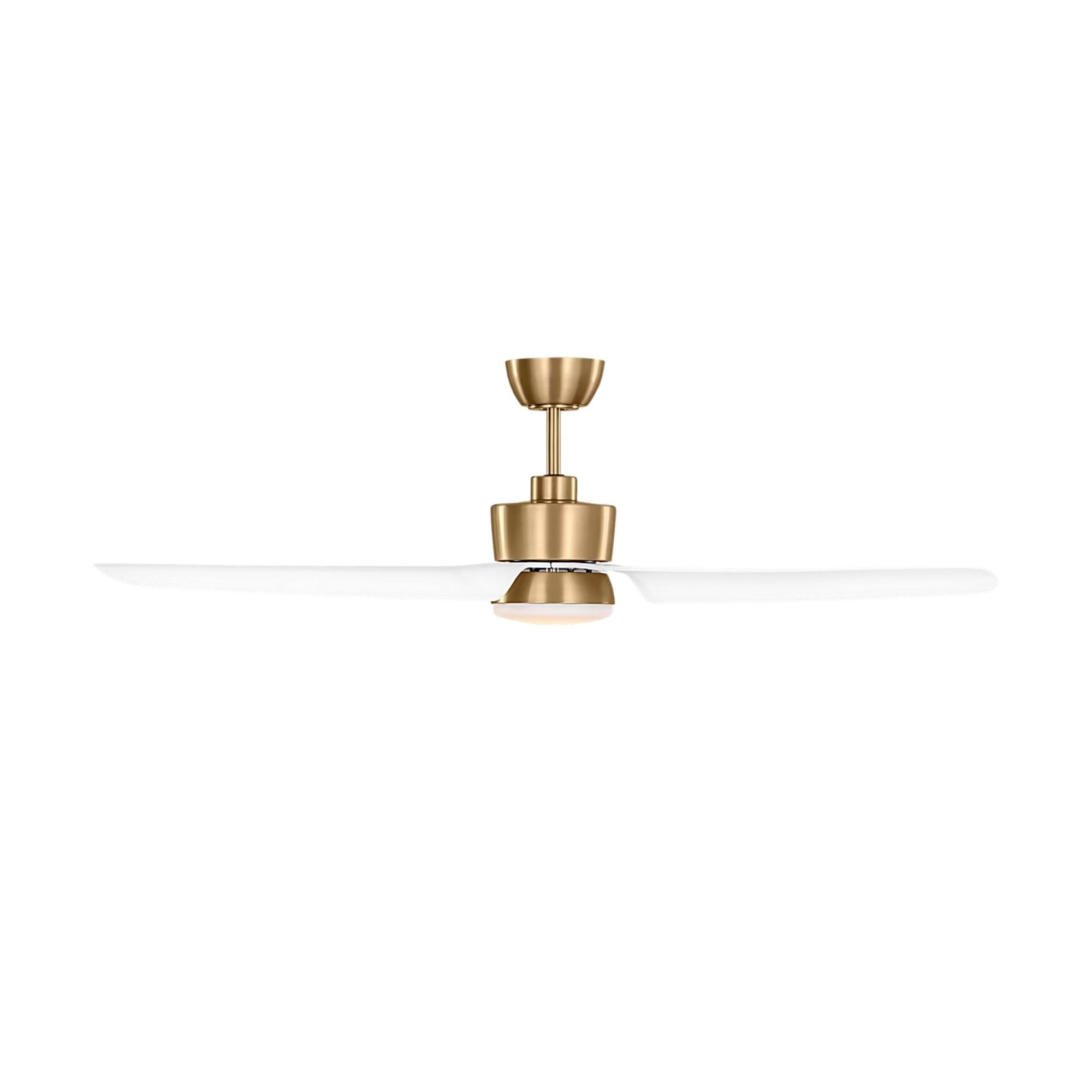 Colgin 56" Satin Brass Downrod LED Ceiling Fan