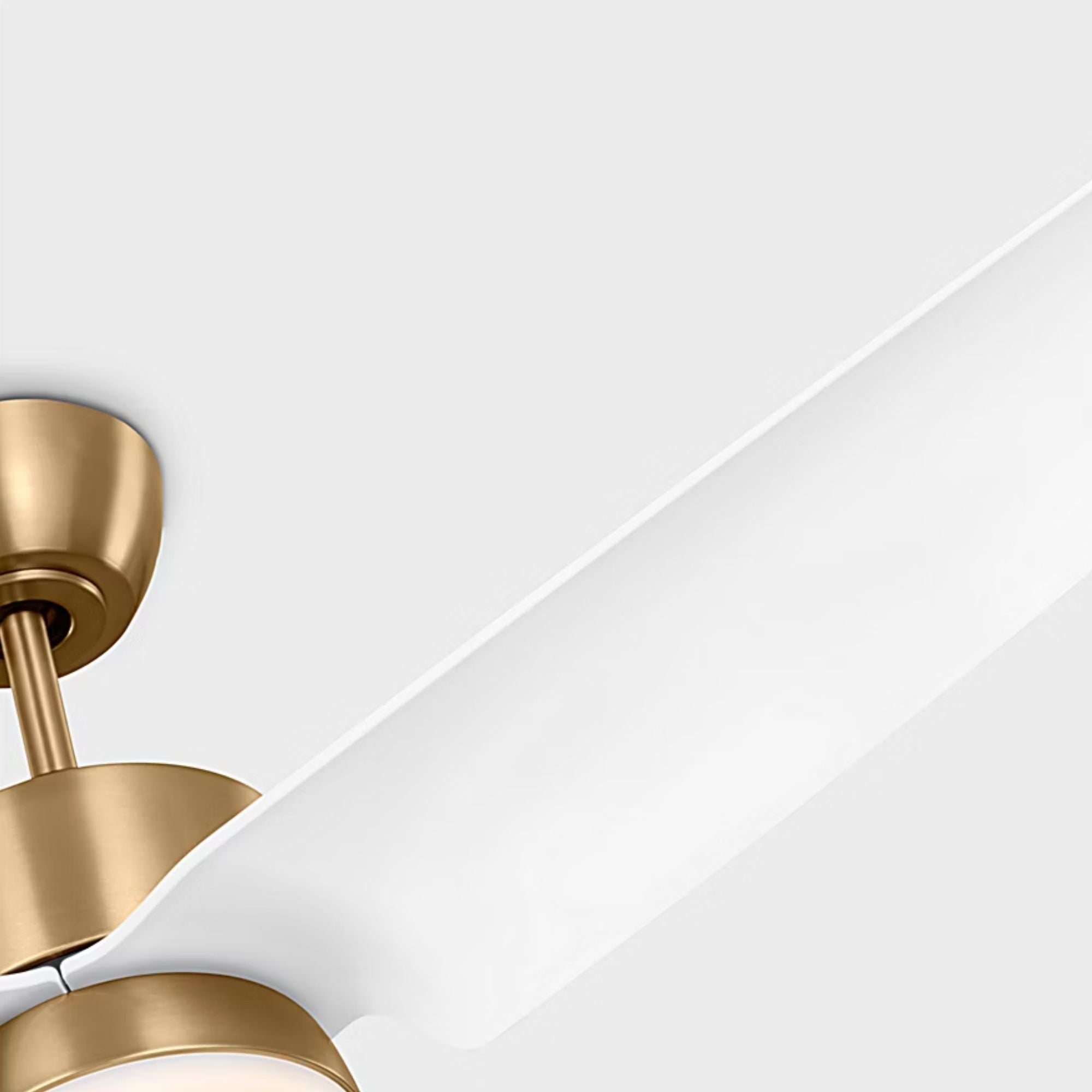 Colgin 56" Satin Brass Downrod LED Ceiling Fan