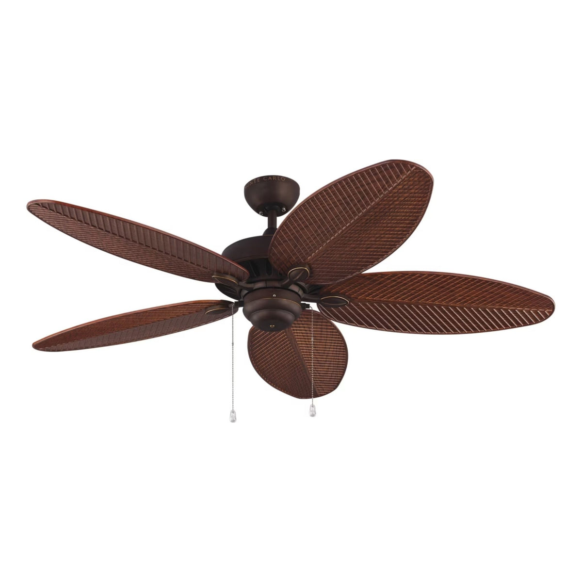 Generation Lighting - Cruise Outdoor 52" Roman Bronze Tropical Ceiling Fan with Pull Chain | Bees Lighting