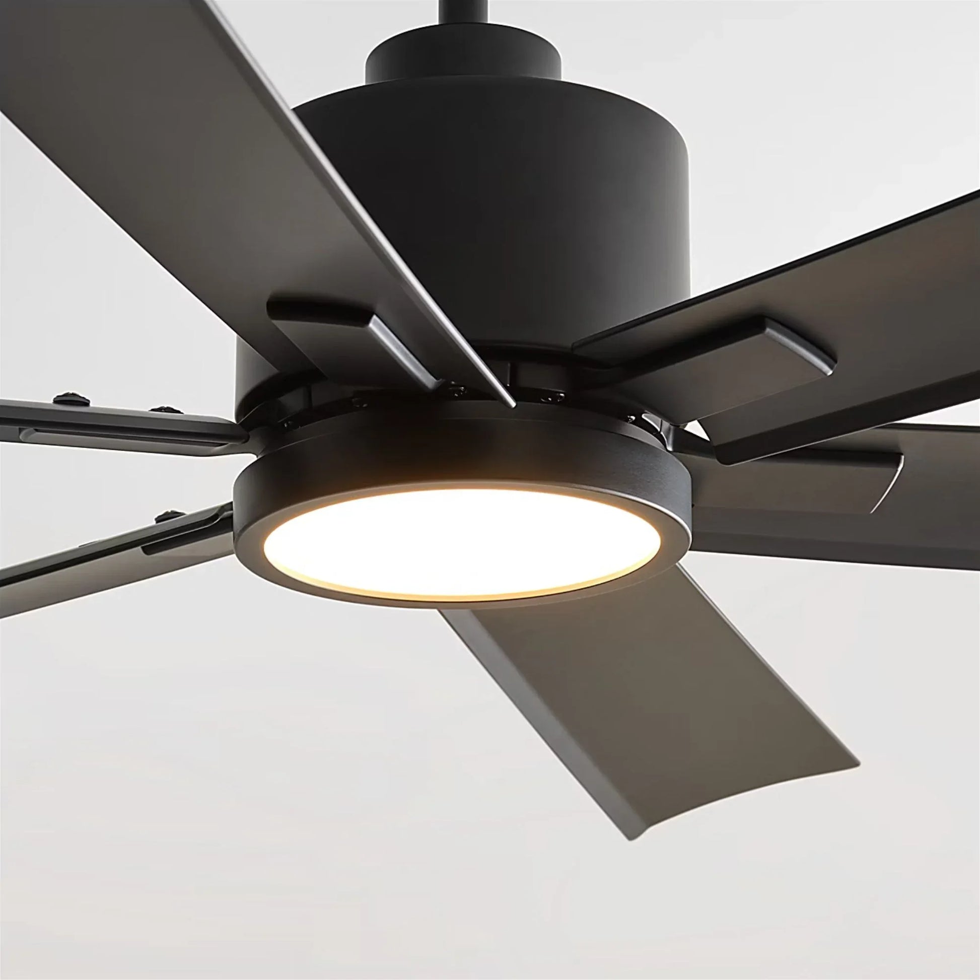 Generation Lighting - Flera Smart 52" Midnight Black Windmill LED Ceiling Fan | Bees Lighting