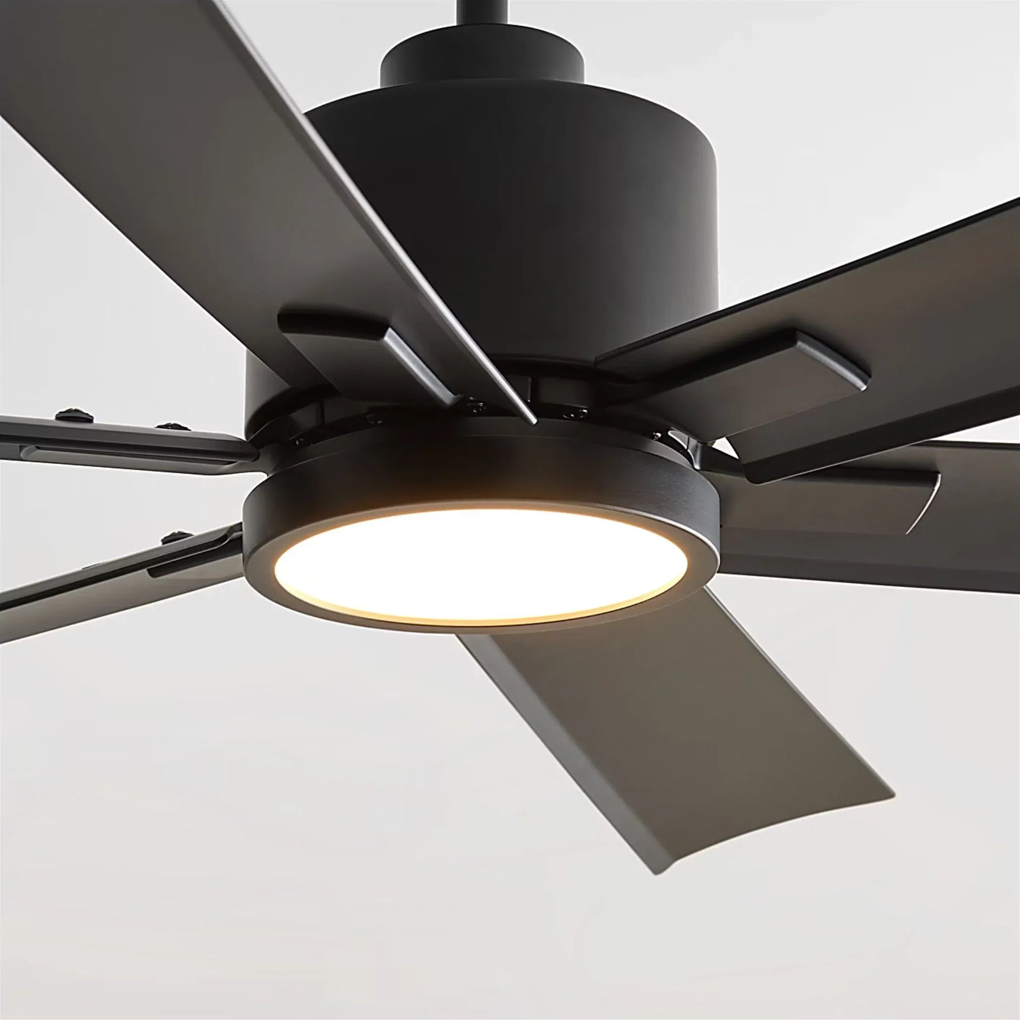 Generation Lighting - Flera Smart 52" Midnight Black Windmill LED Ceiling Fan | Bees Lighting