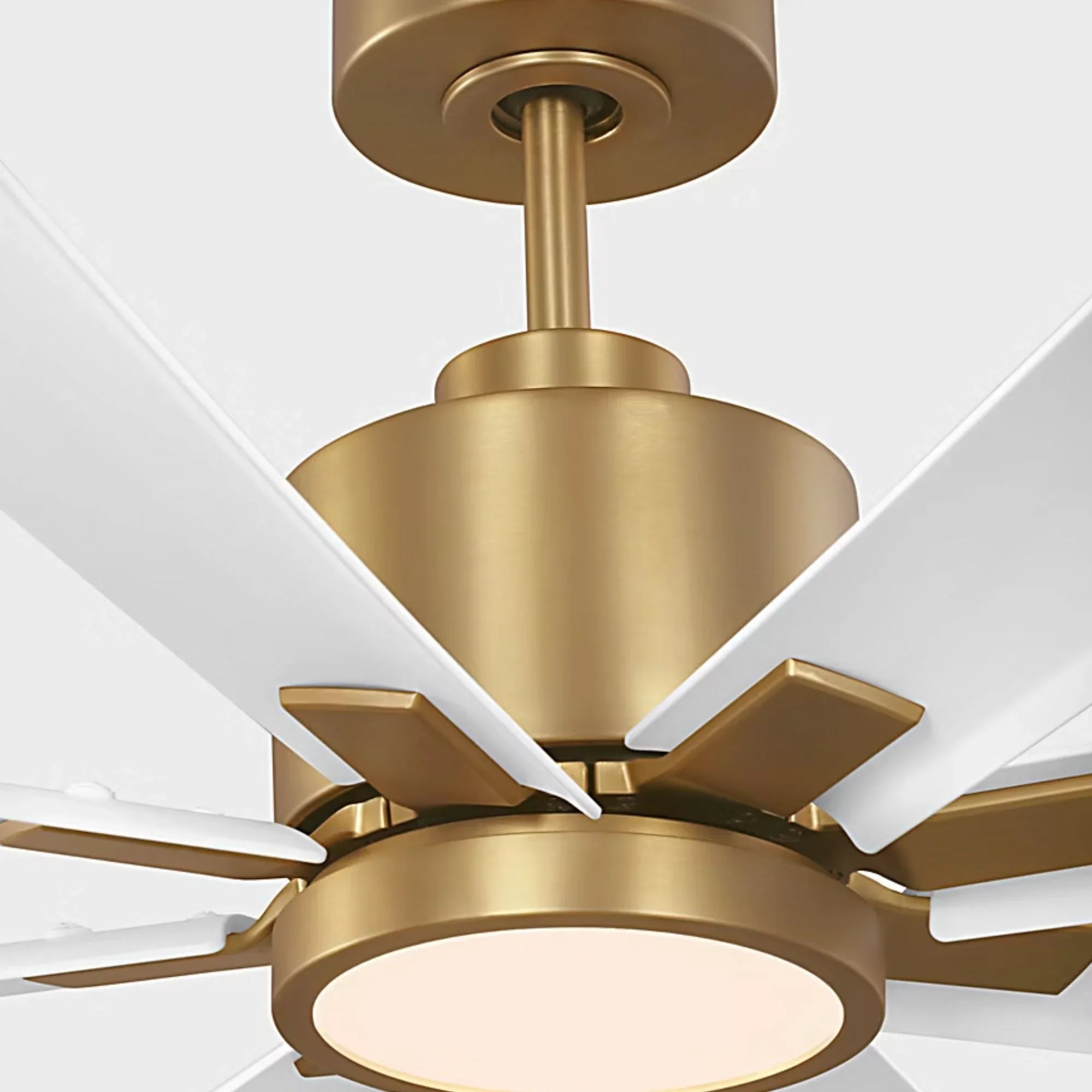 Generation Lighting - Flera Smart 65" Burnished Brass Windmill LED Ceiling Fan | Bees Lighting