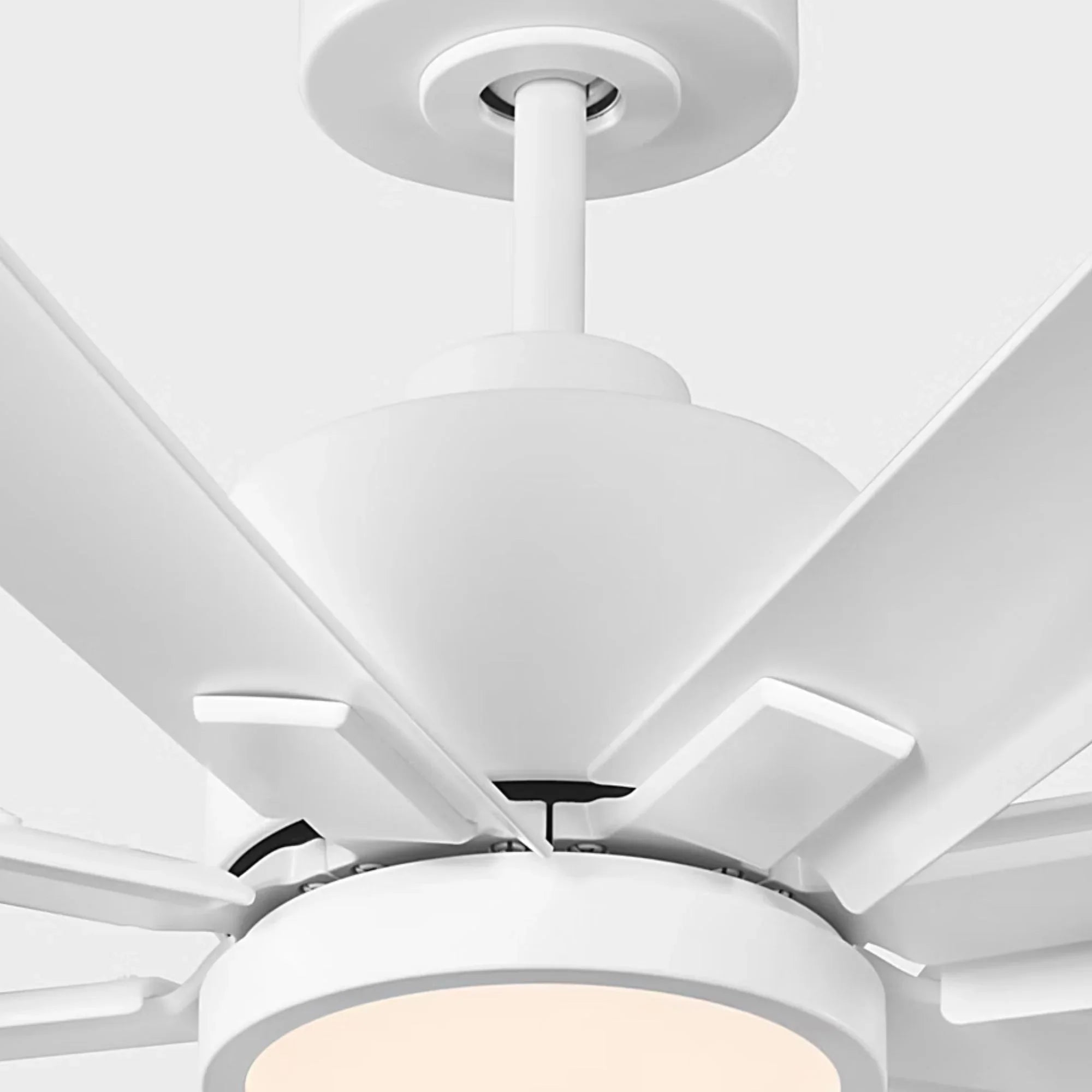 Generation Lighting - Flera Smart 65" Matte White Windmill LED Ceiling Fan | Bees Lighting