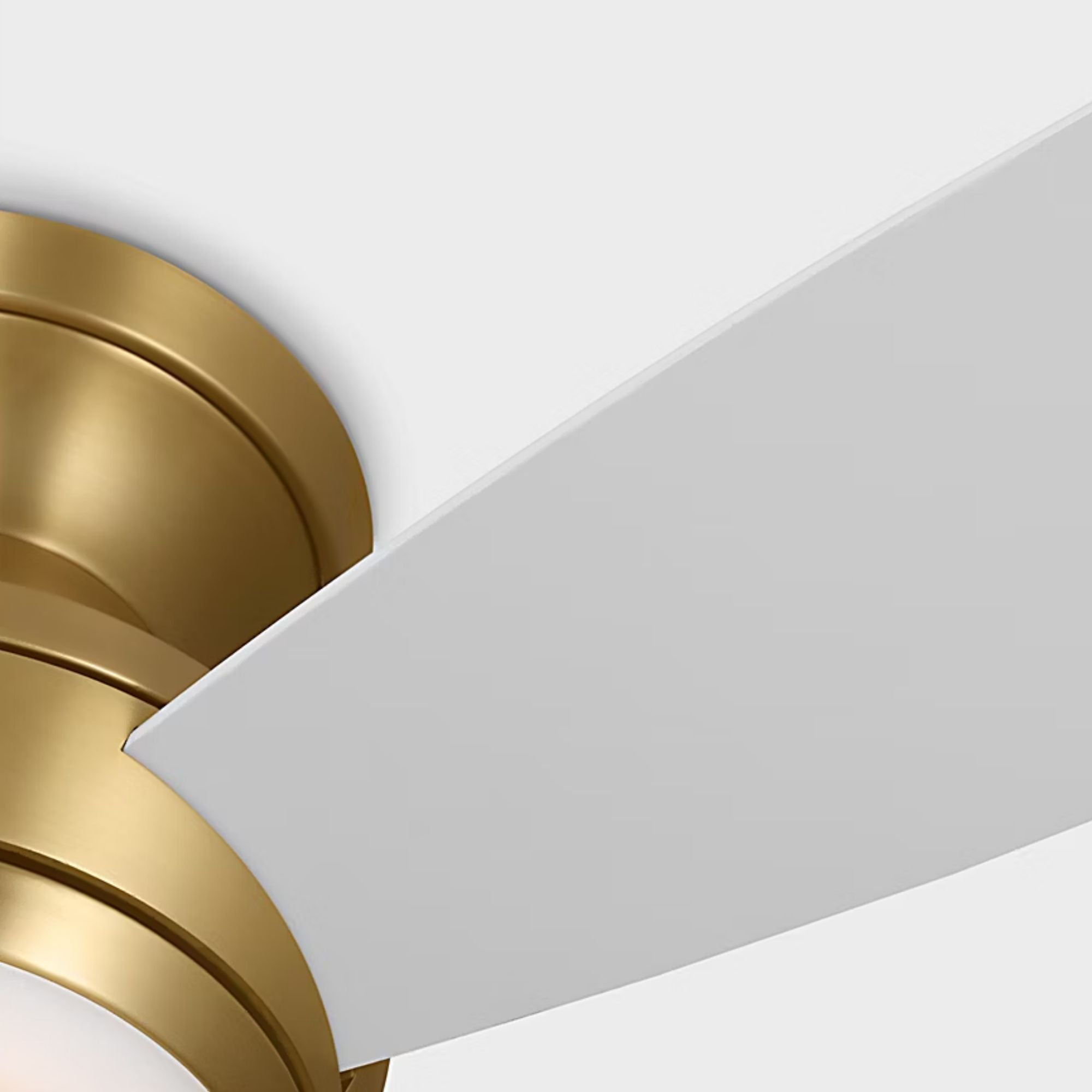 Ikon 32" Burnished Brass Hugger LED Ceiling Fan