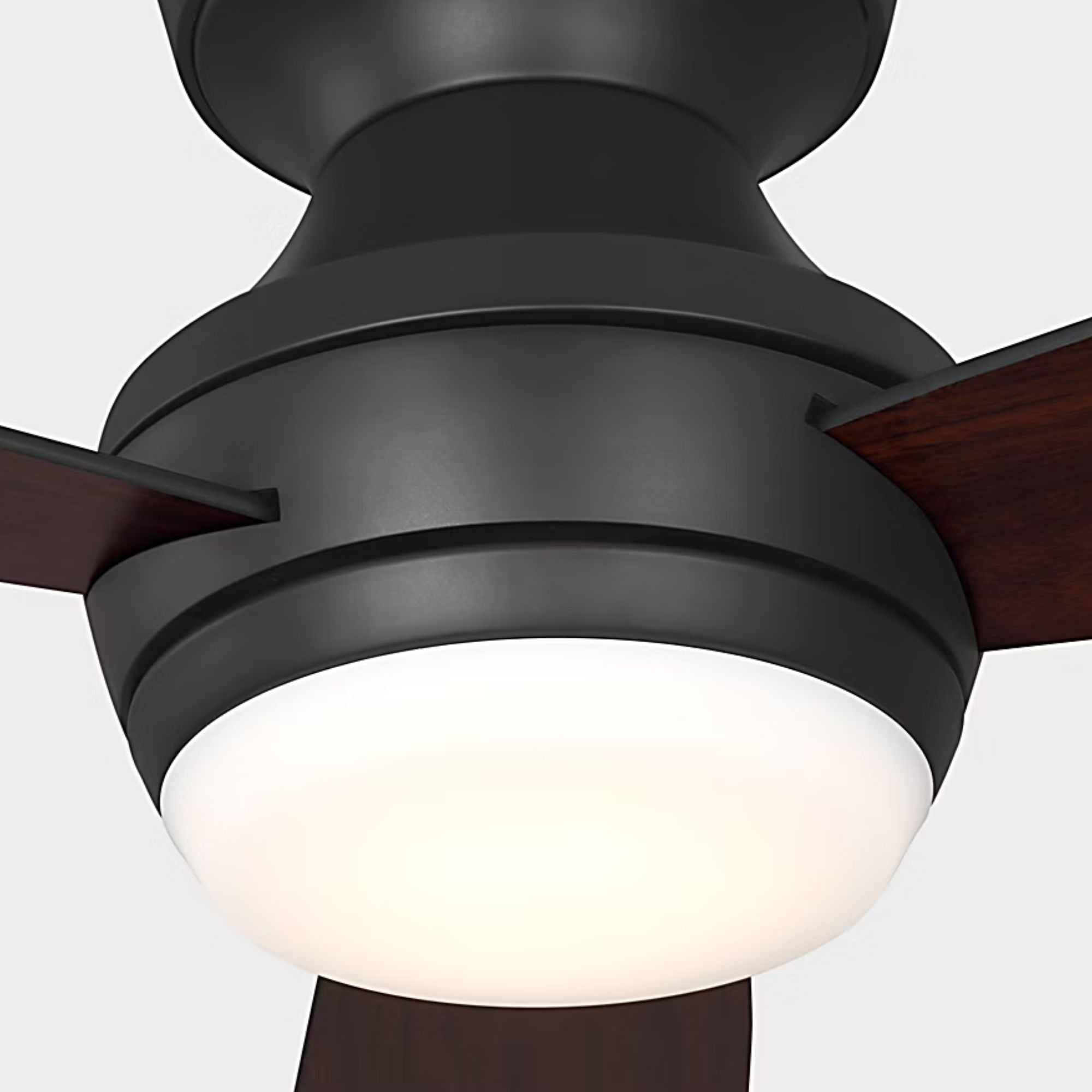 Ikon 32" Midnight Black Hugger LED Ceiling Fan