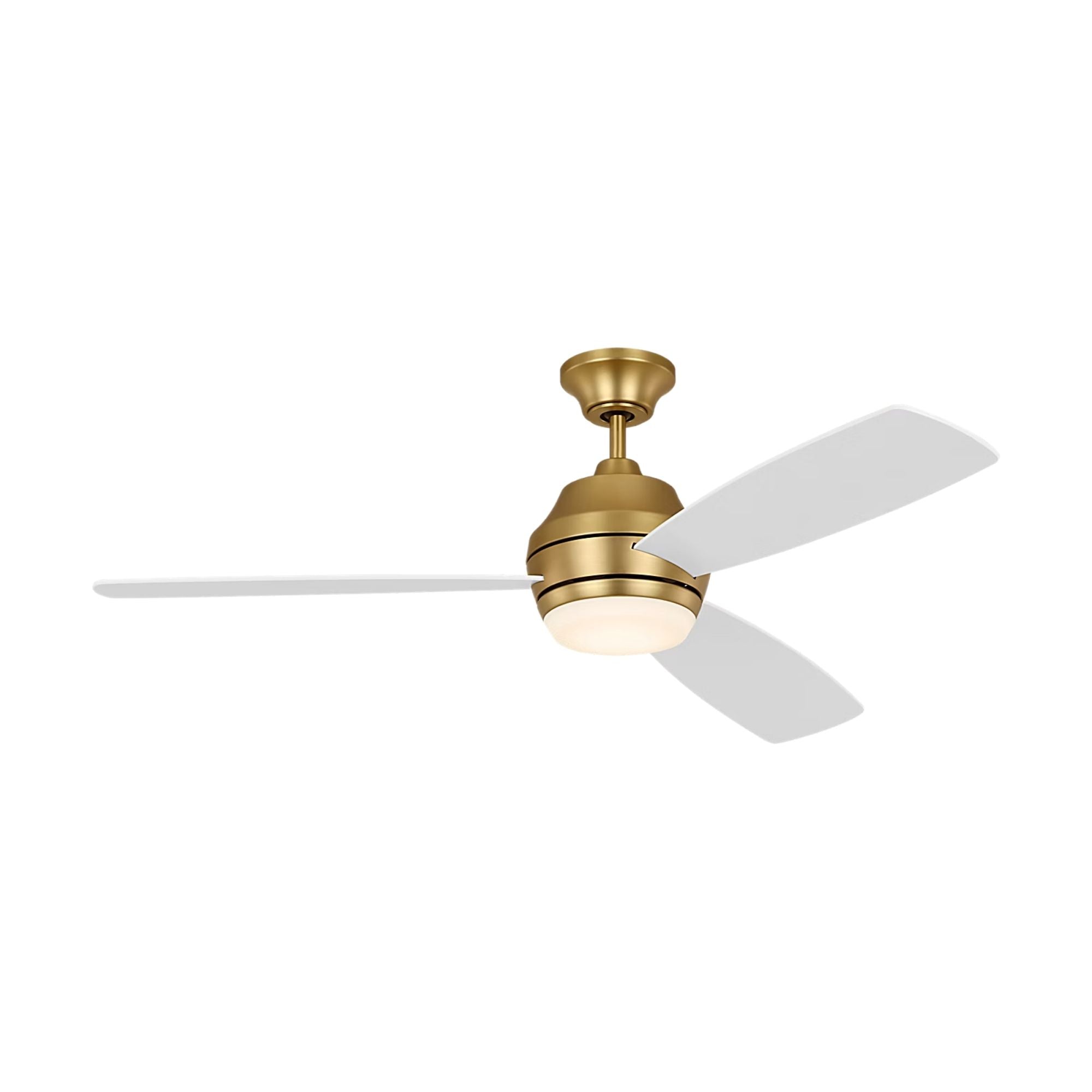 Ikon 52" Burnished Brass Downrod LED Ceiling Fan