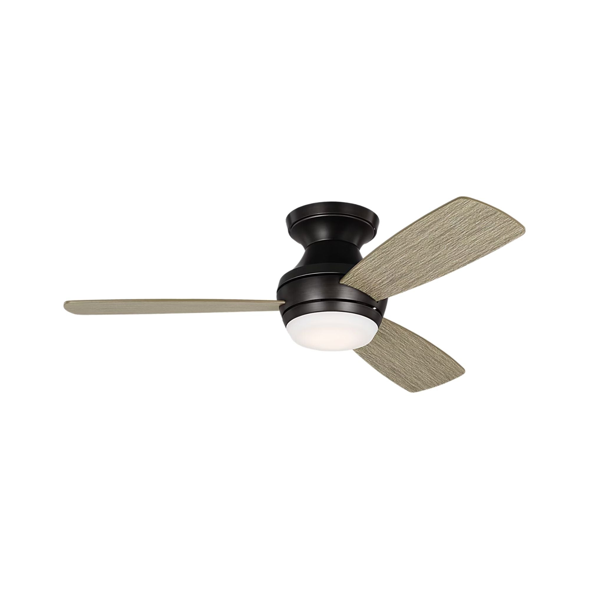 Ikon 44" Aged Pewter Hugger LED Ceiling Fan