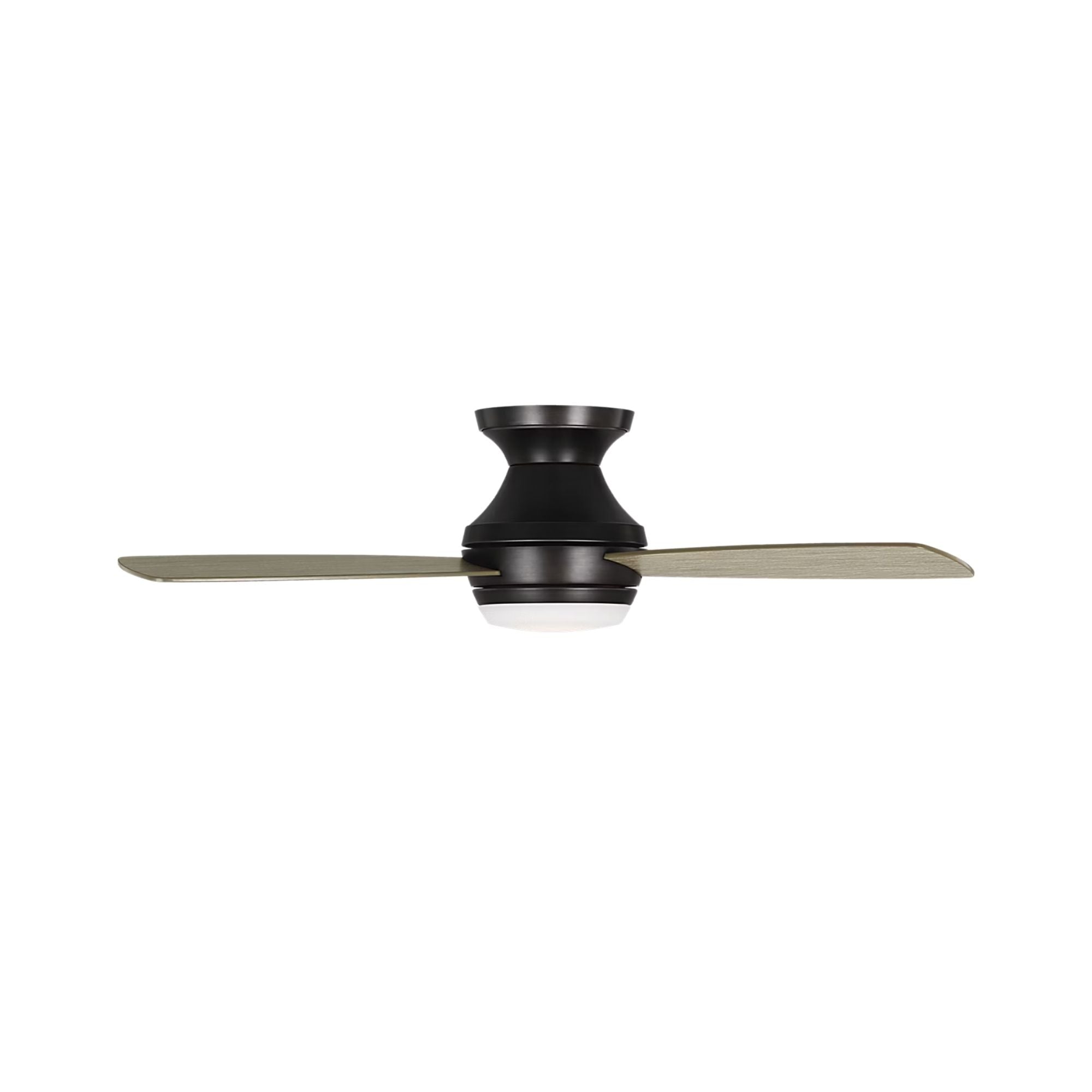 Ikon 44" Aged Pewter Hugger LED Ceiling Fan