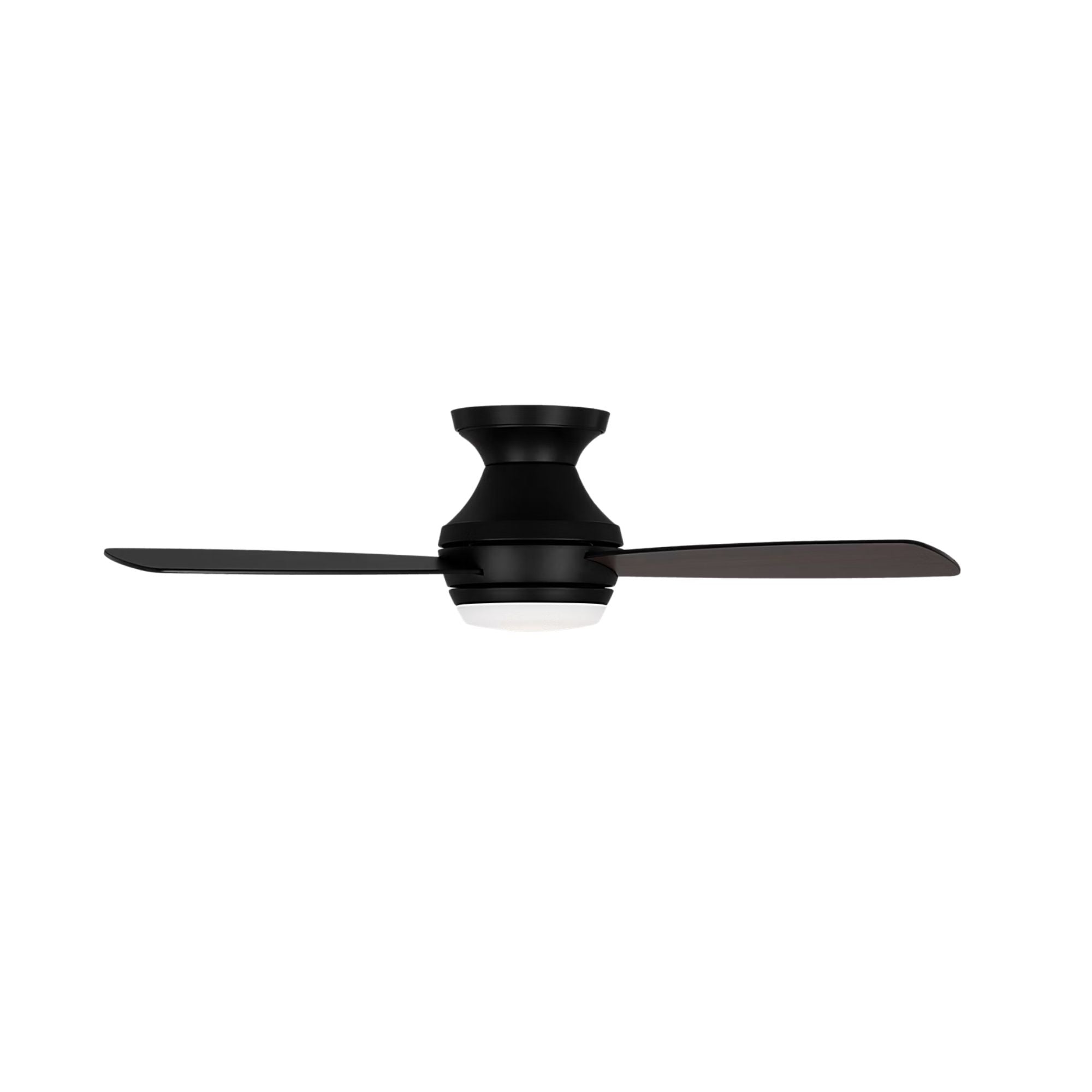 Ikon 44" Midnight Black Hugger LED Ceiling Fan