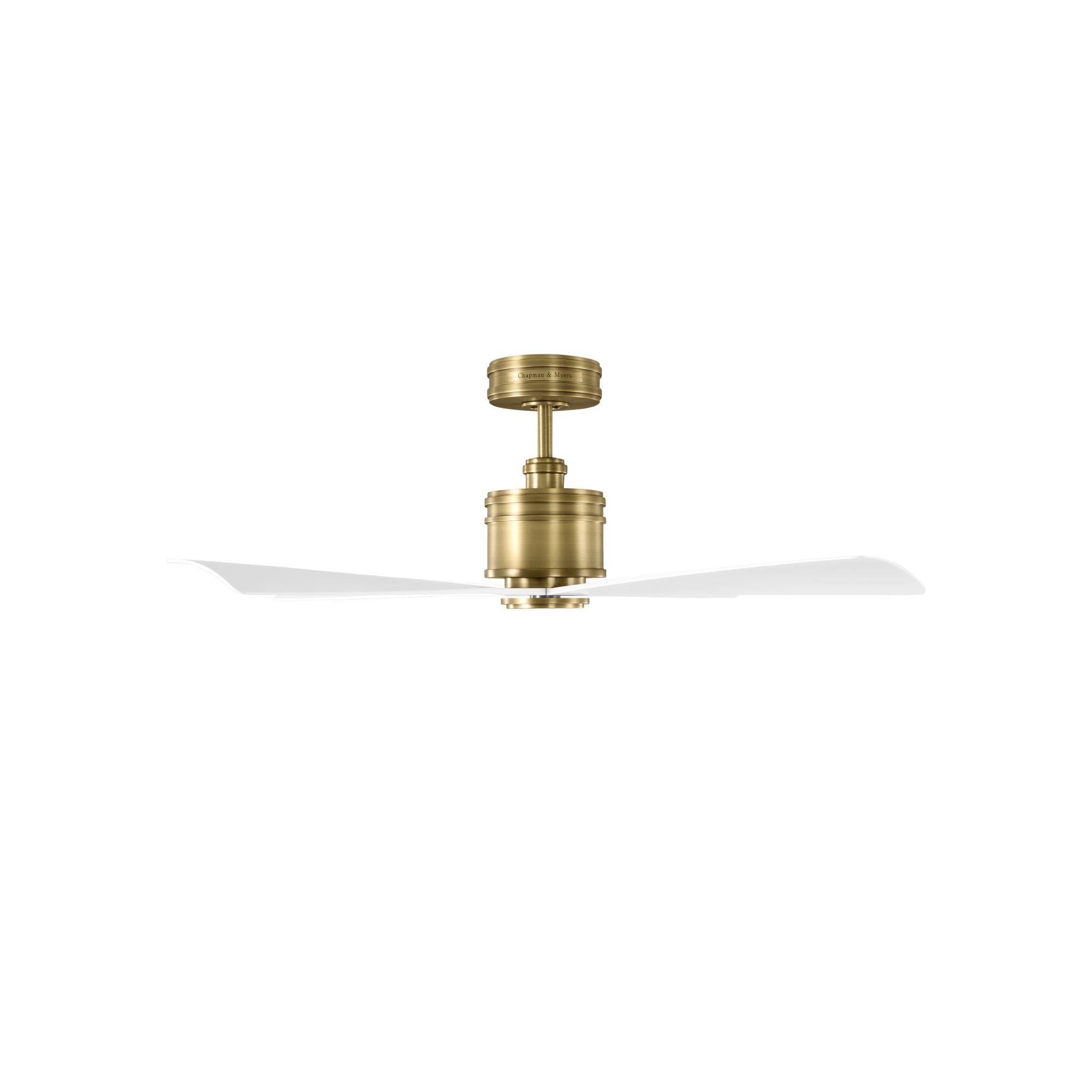 Launceton 44" Hand Rubbed Antique Brass 4-Blade LED Ceiling Fan