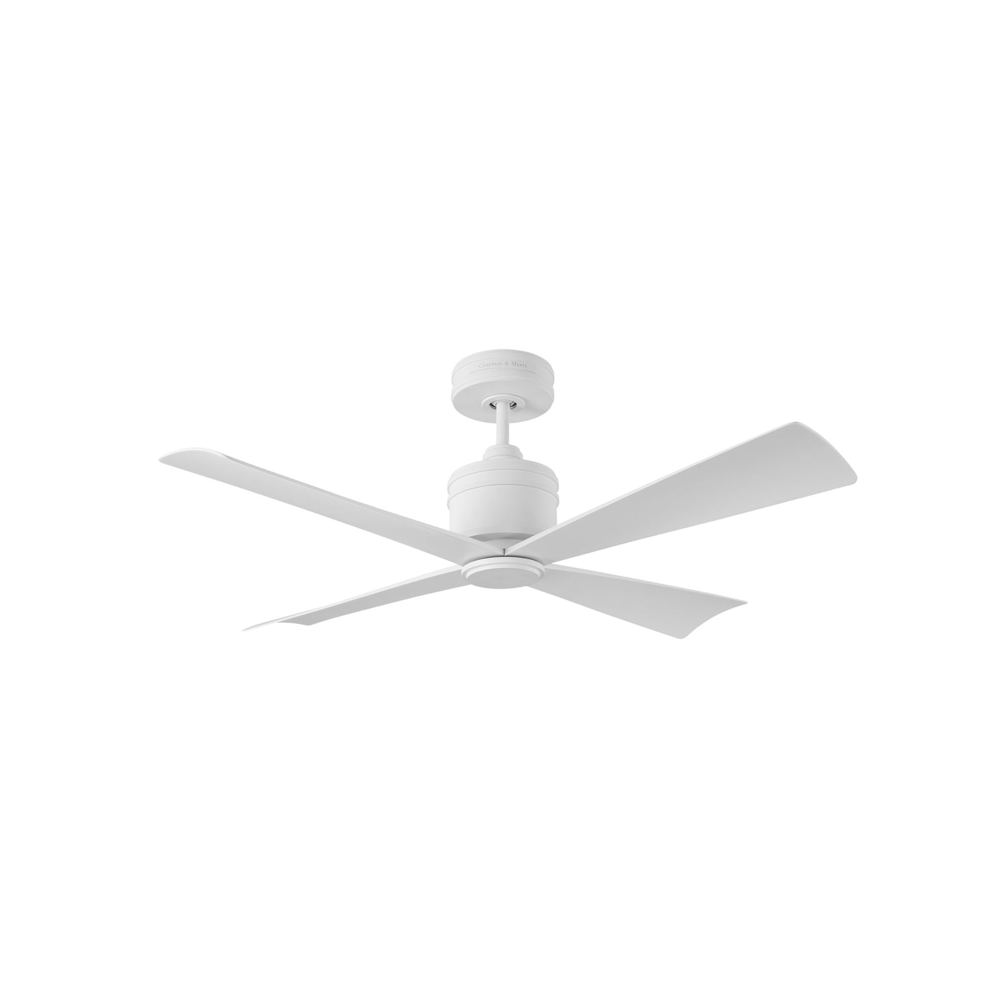 Launceton 44" Matte White 4-Blade LED Ceiling Fan