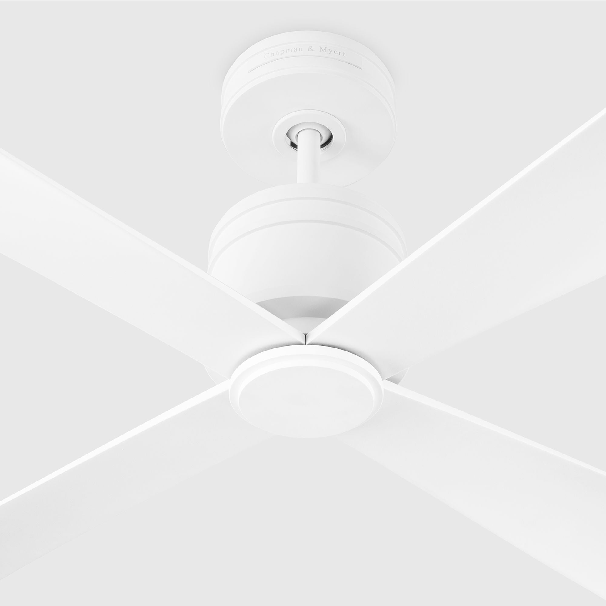 Launceton 44" Matte White 4-Blade LED Ceiling Fan