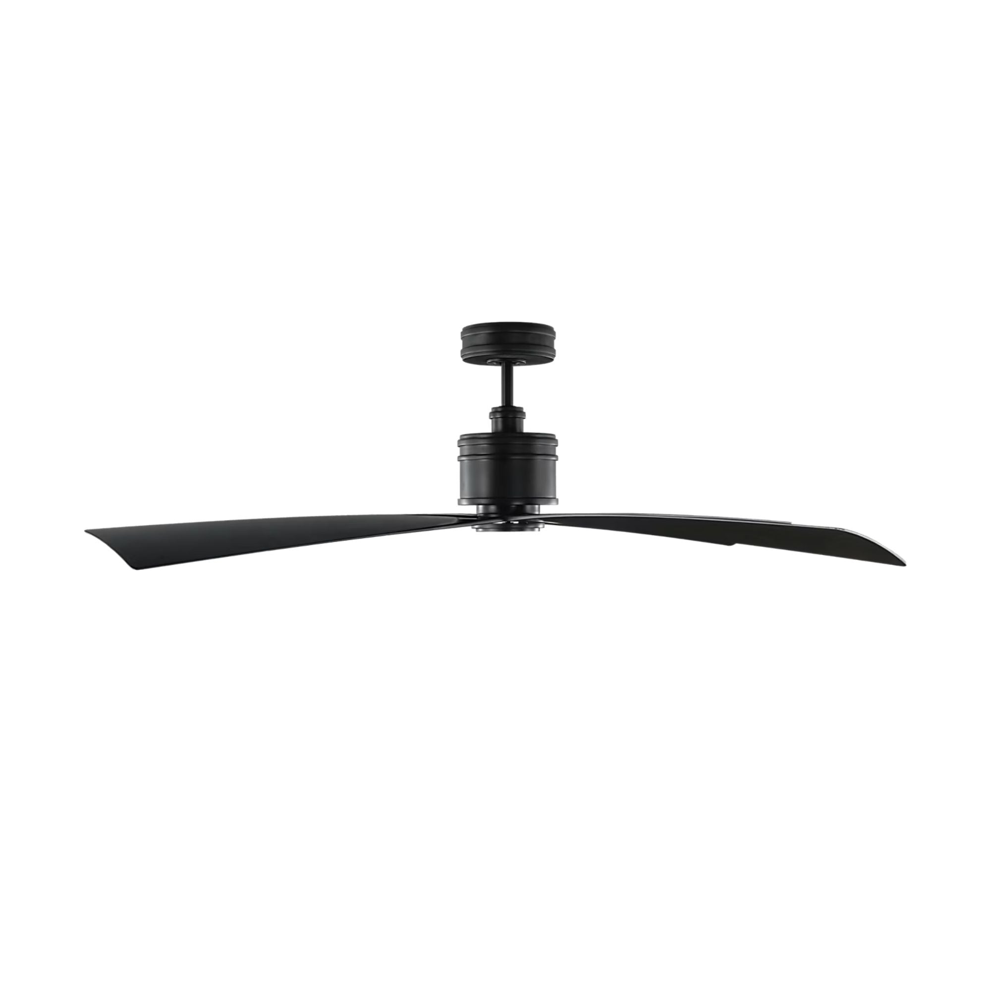 Launceton 56" Midnight Black 4-Blade LED Ceiling Fan