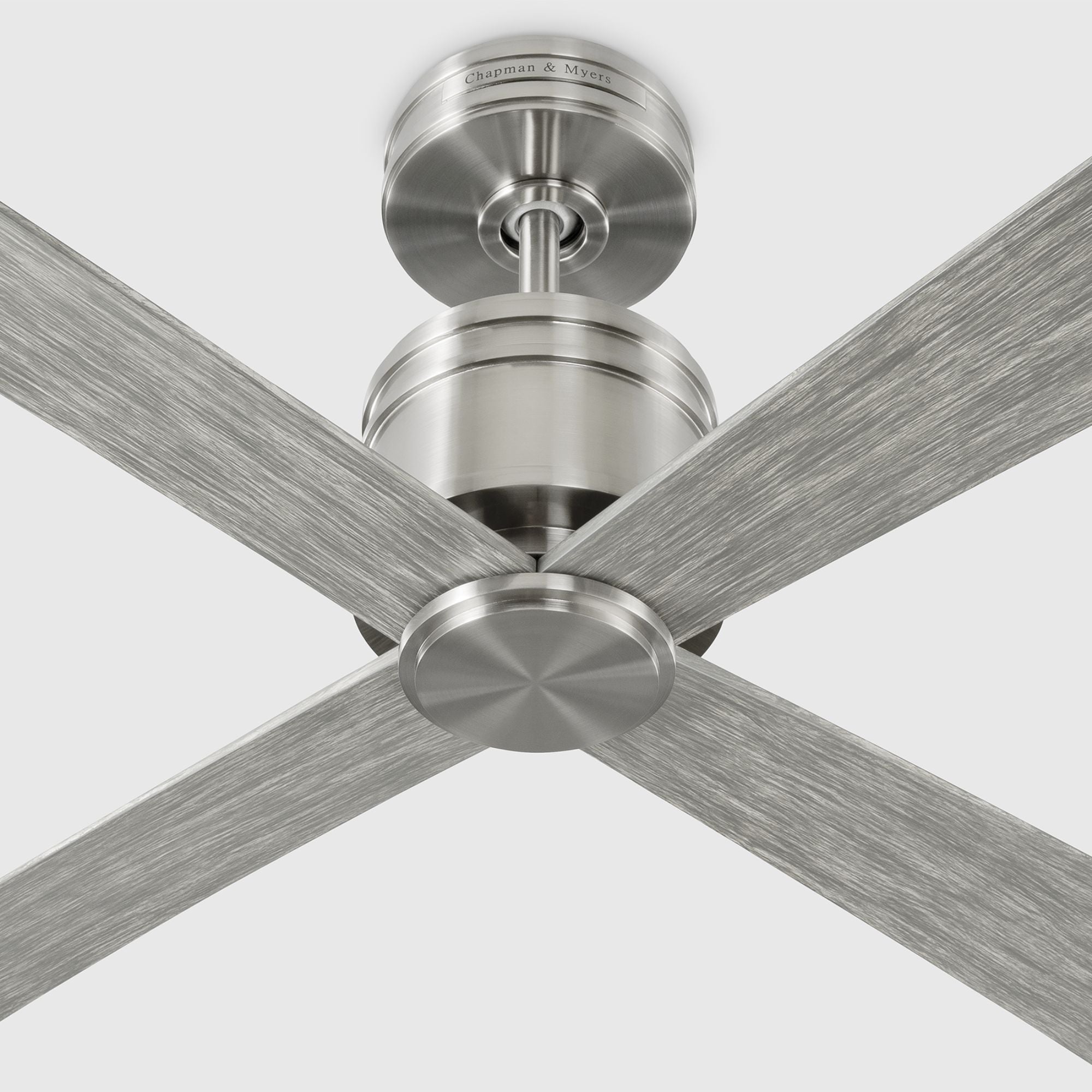 Launceton 72" Brushed Steel 4-Blade LED Ceiling Fan
