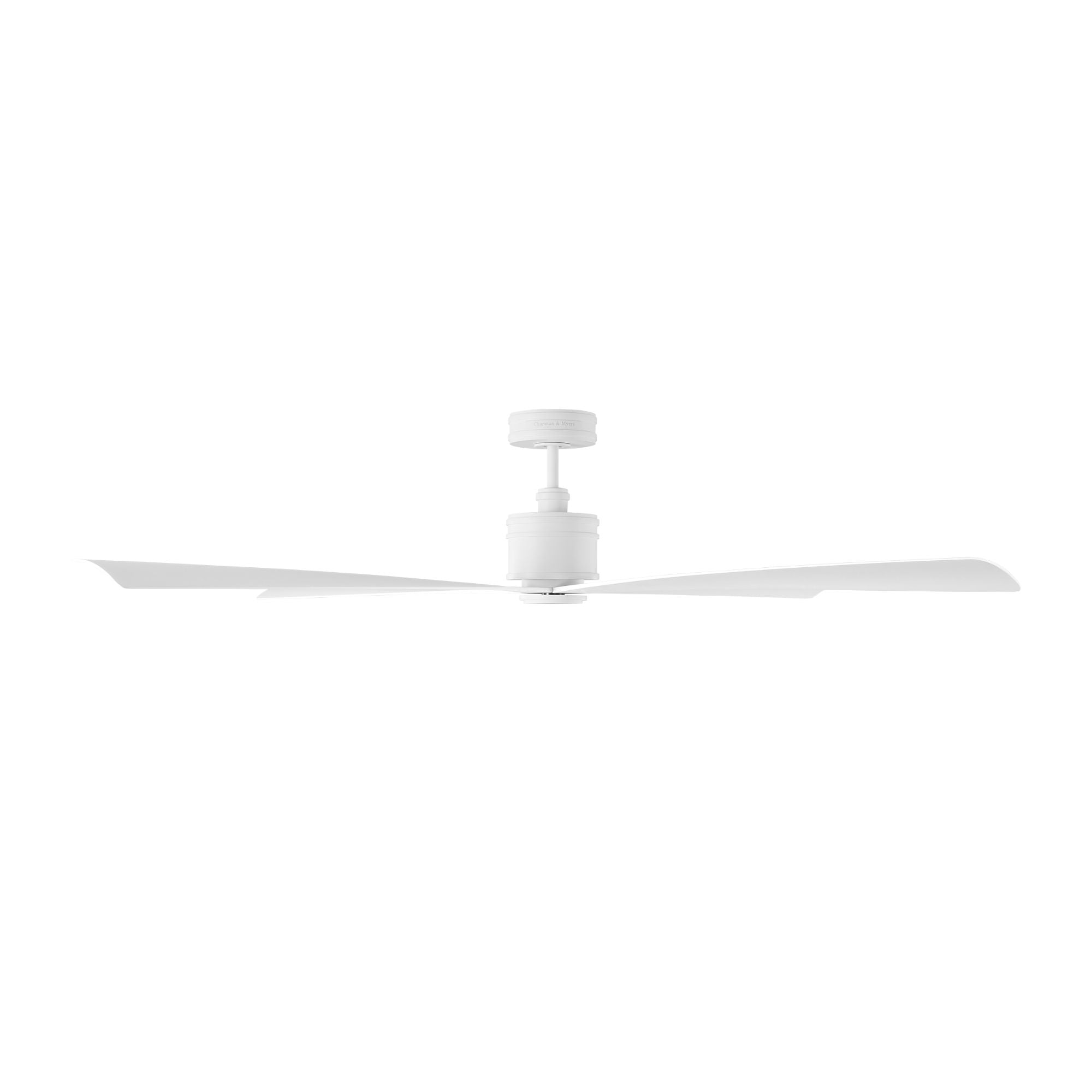 Launceton 72" Matte White 4-Blade LED Ceiling Fan