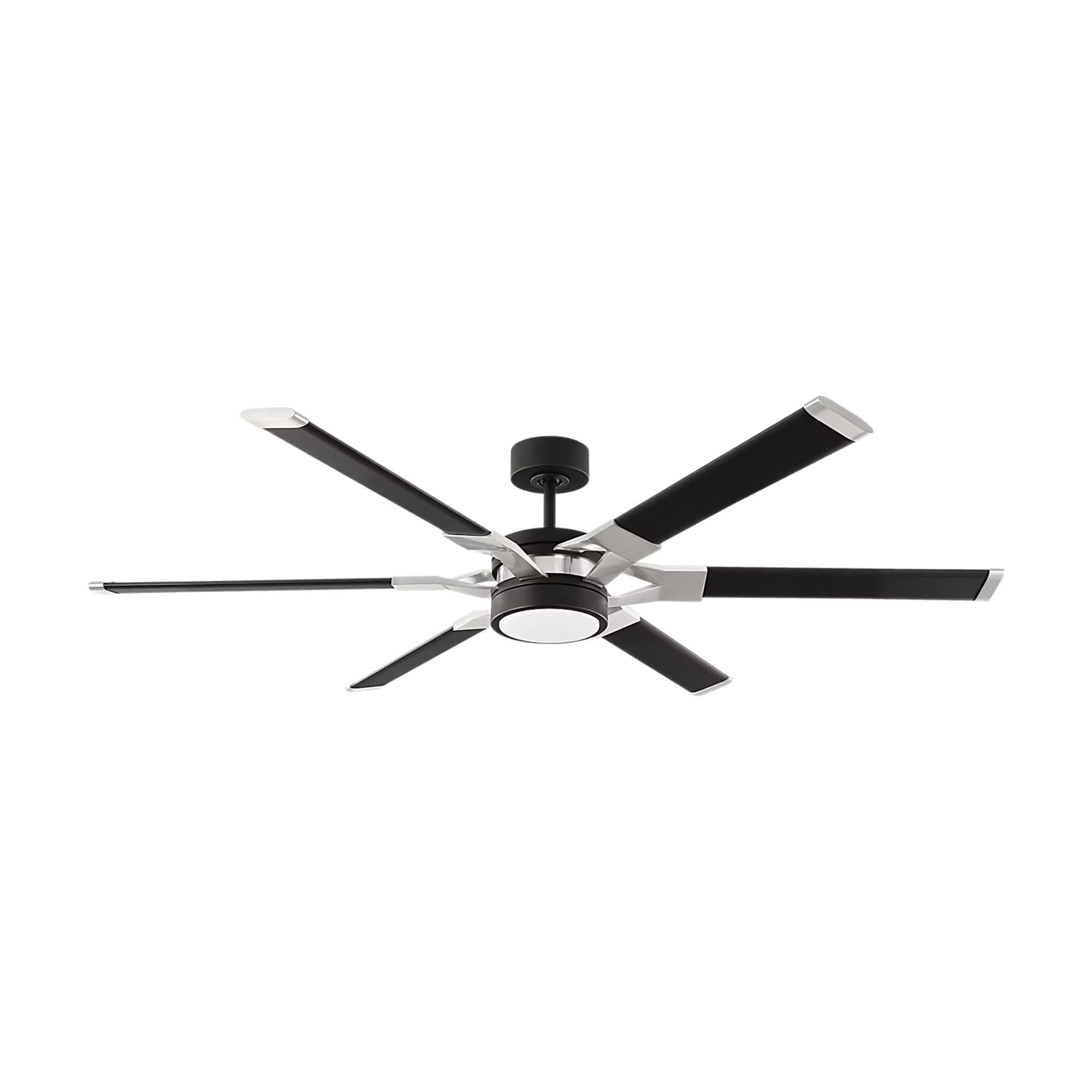 Loft 62" Black & Steel Damp Rated LED Ceiling Fan with Remote