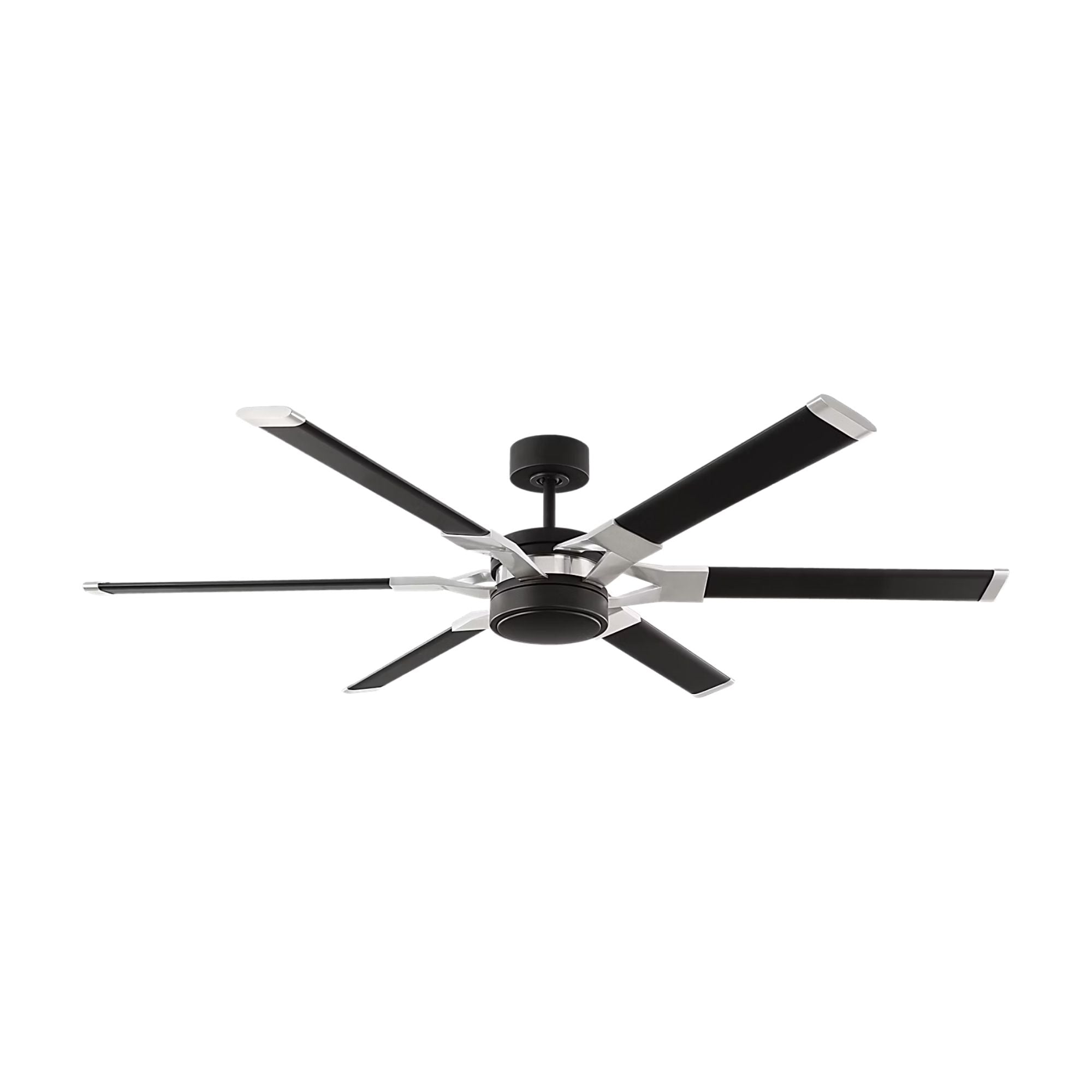 Loft 62" Black & Steel Damp Rated LED Ceiling Fan with Remote