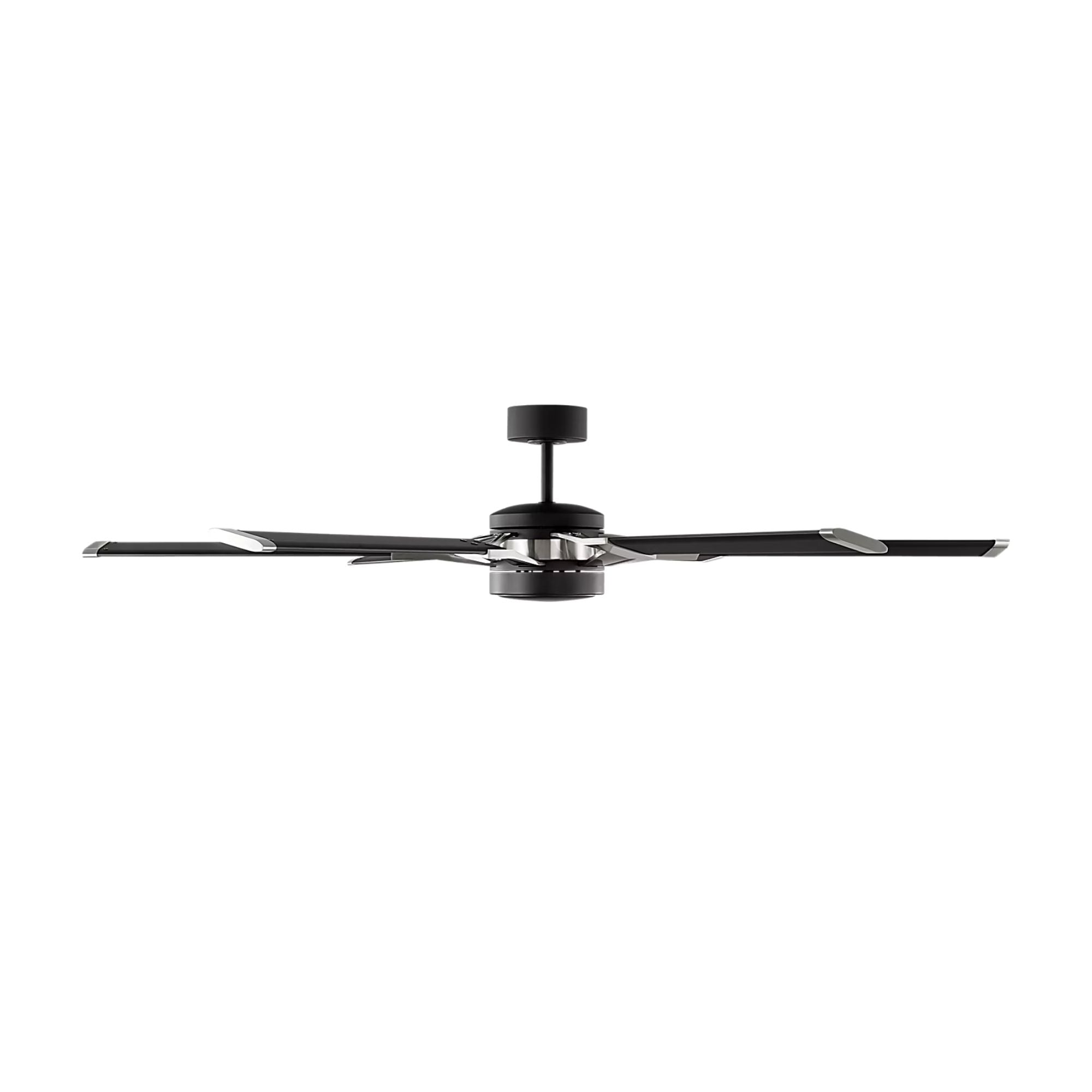 Loft 62" Black & Steel Damp Rated LED Ceiling Fan with Remote