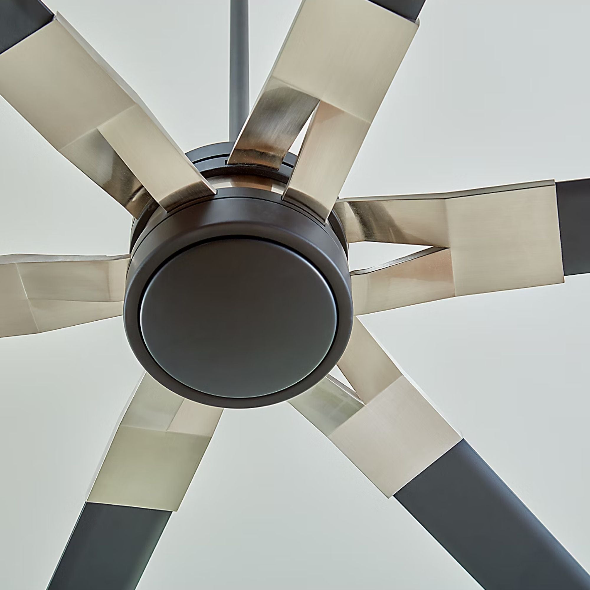 Loft 96" Midnight Black Large LED Ceiling Fan with Remote