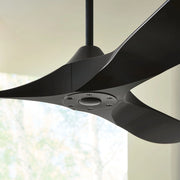 Maverick Coastal 60" Midnight Black Outdoor Ceiling Fan with Remote