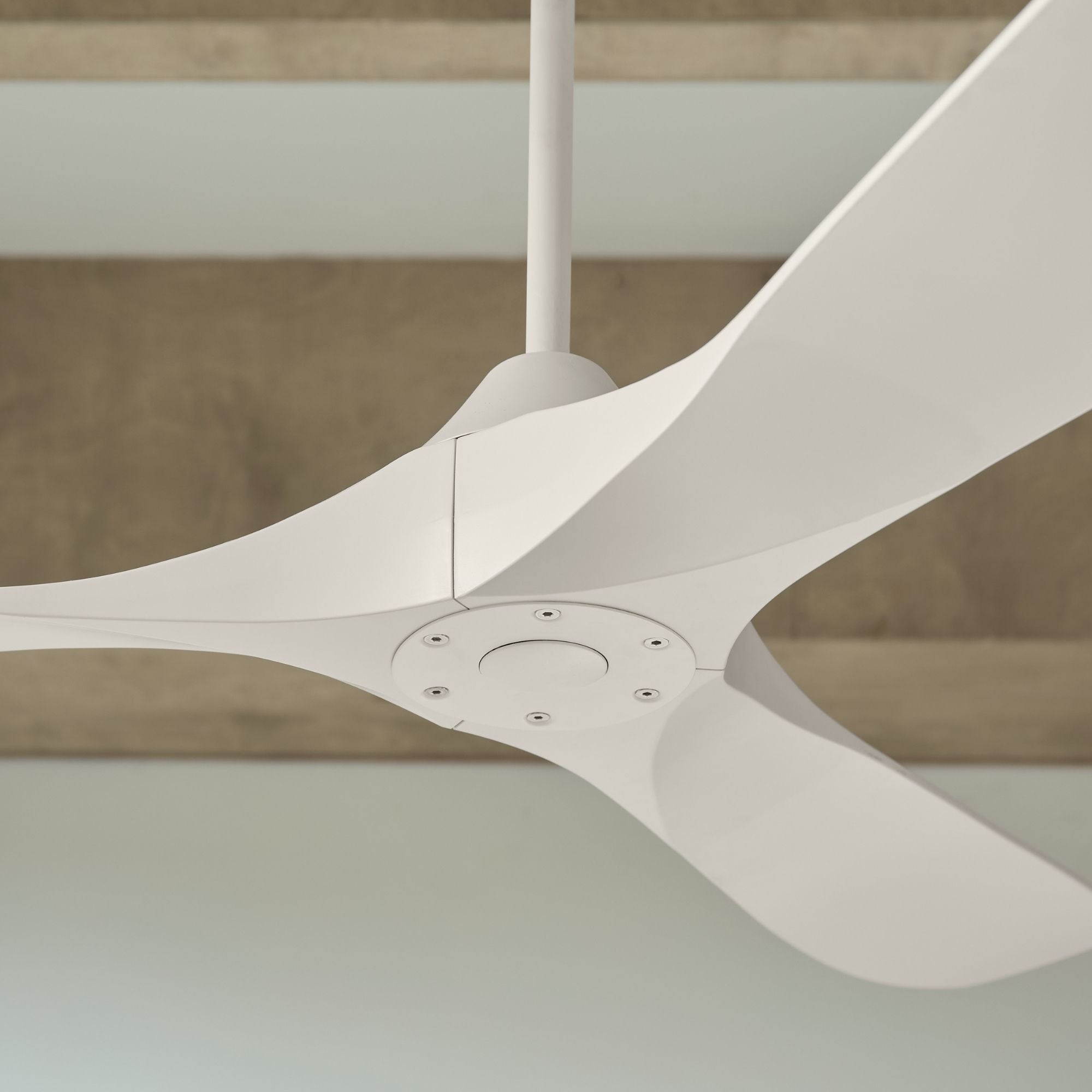 Maverick Coastal 60" Matte White Outdoor Ceiling Fan with Remote