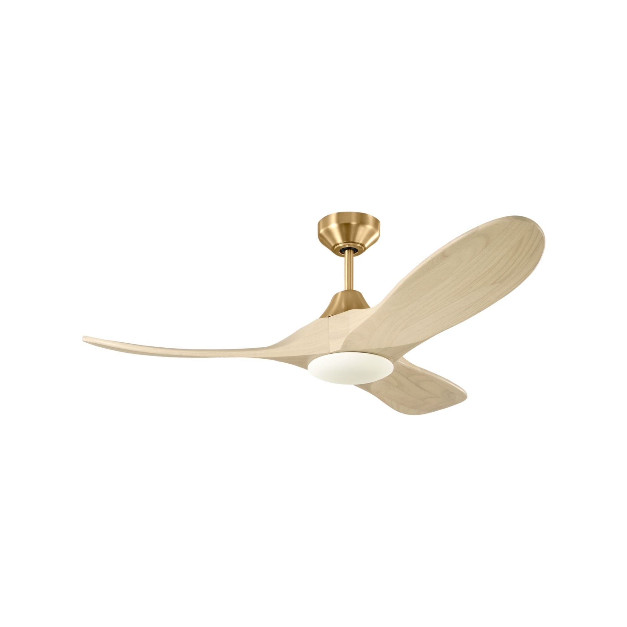 Maverick Smart 44" Burnished Brass LED Ceiling Fan with Remote