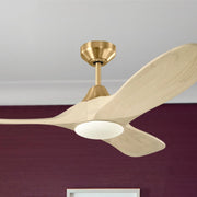 Maverick Smart 44" Burnished Brass LED Ceiling Fan with Remote