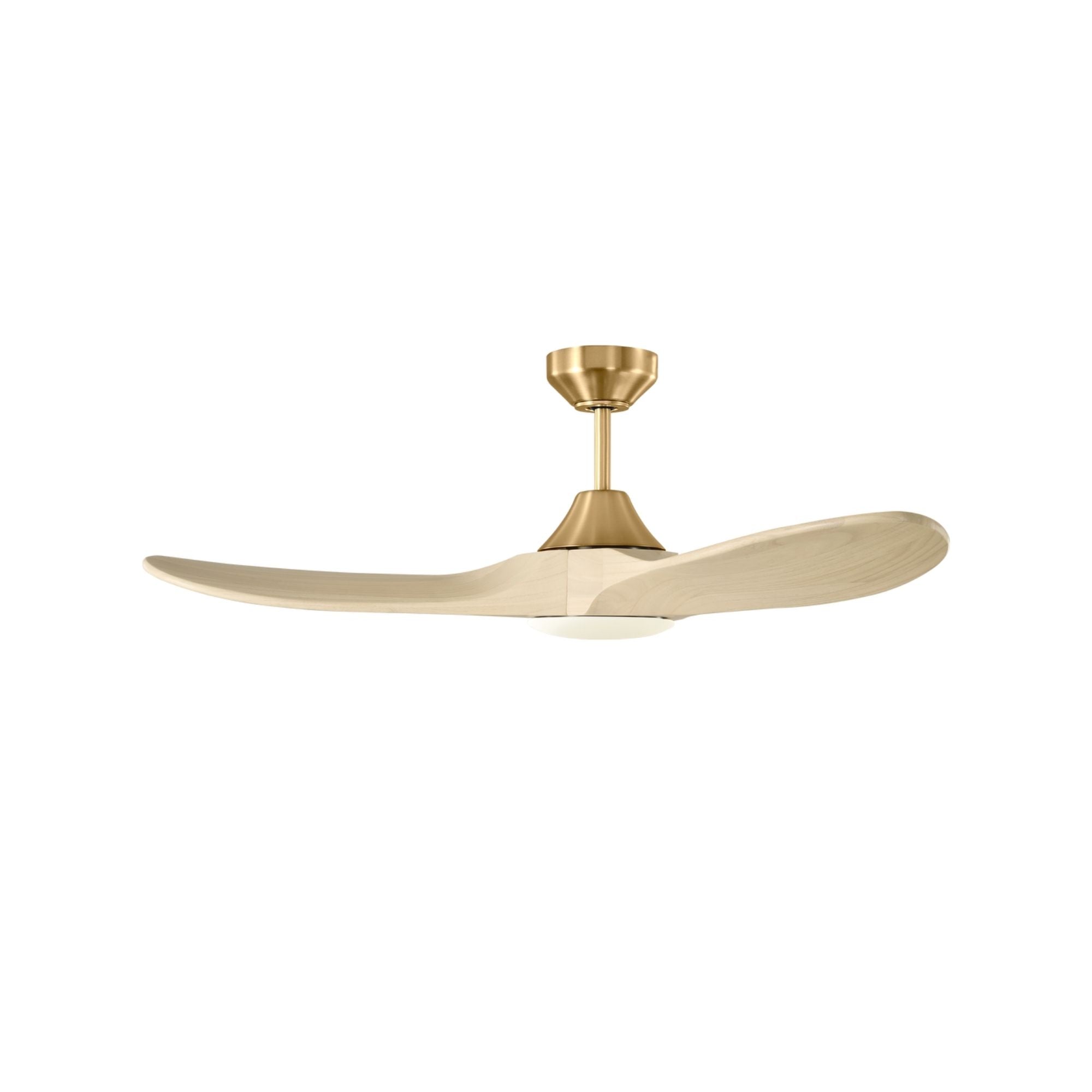 Maverick Smart 44" Burnished Brass LED Ceiling Fan with Remote