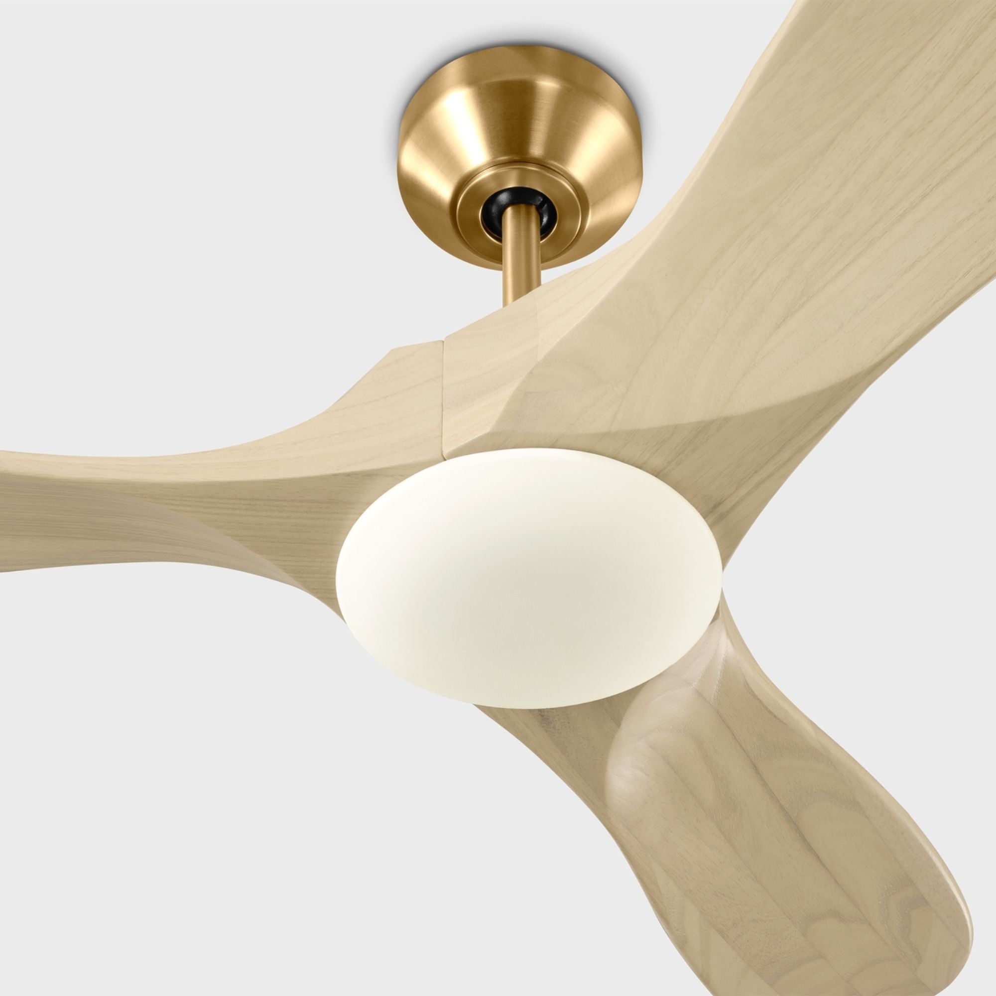 Maverick Smart 44" Burnished Brass LED Ceiling Fan with Remote