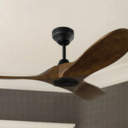 Maverick Smart 44" Black & Walnut Ceiling Fan with Remote