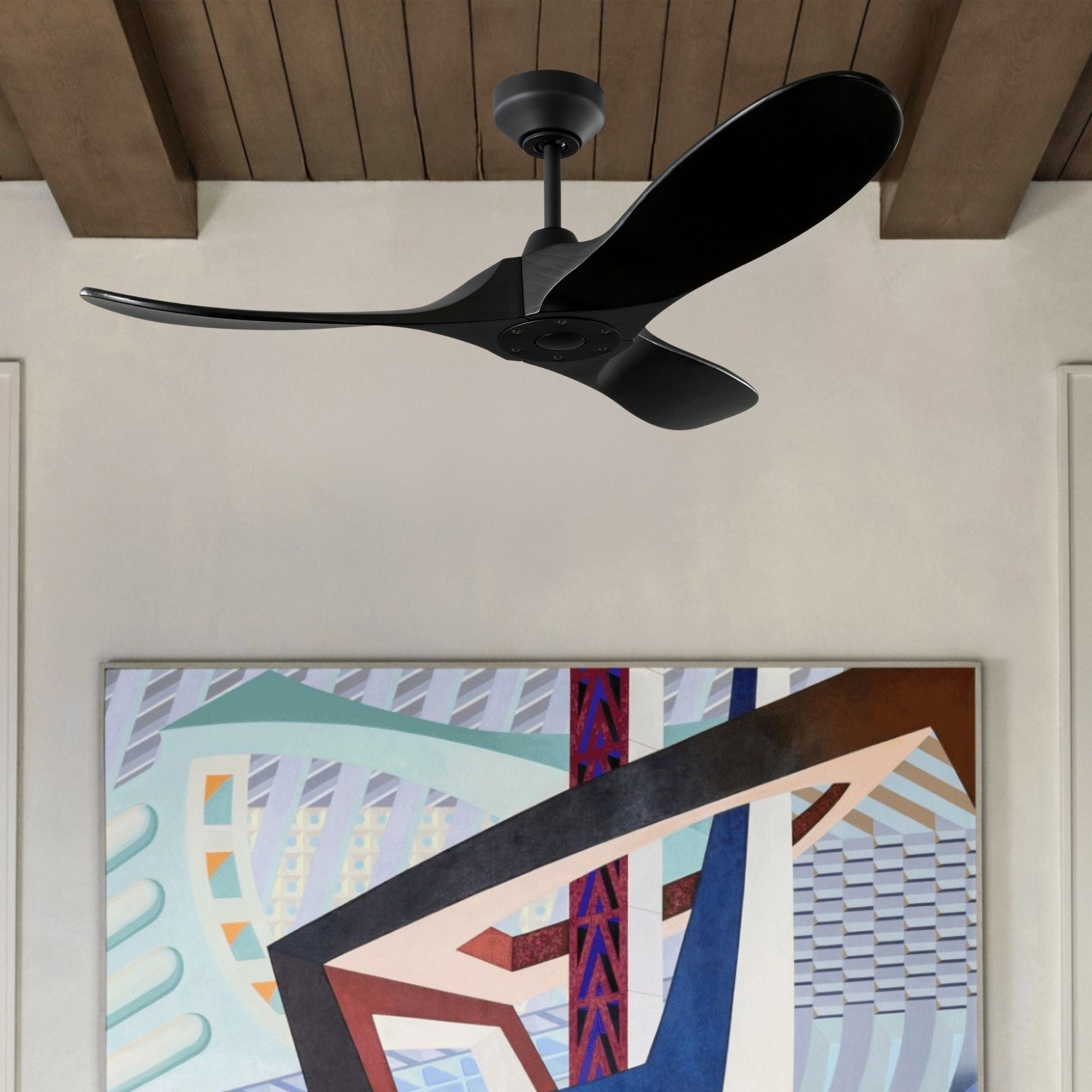 Maverick Smart 44" Midnight Black Ceiling Fan with Remote
